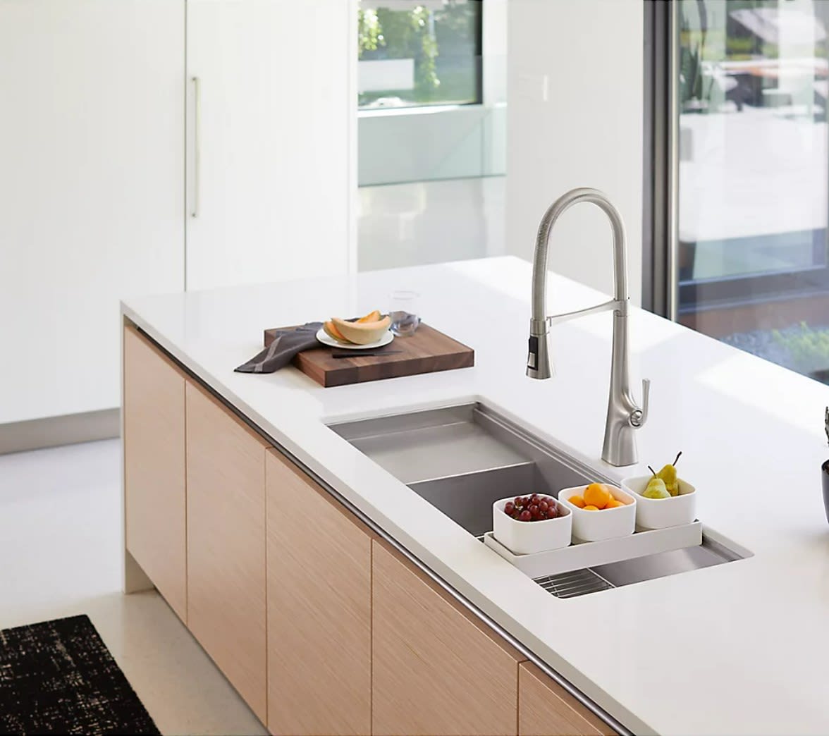 Kohler K-22060-CP Graze Kitchen Sink Faucet, Polished Chrome