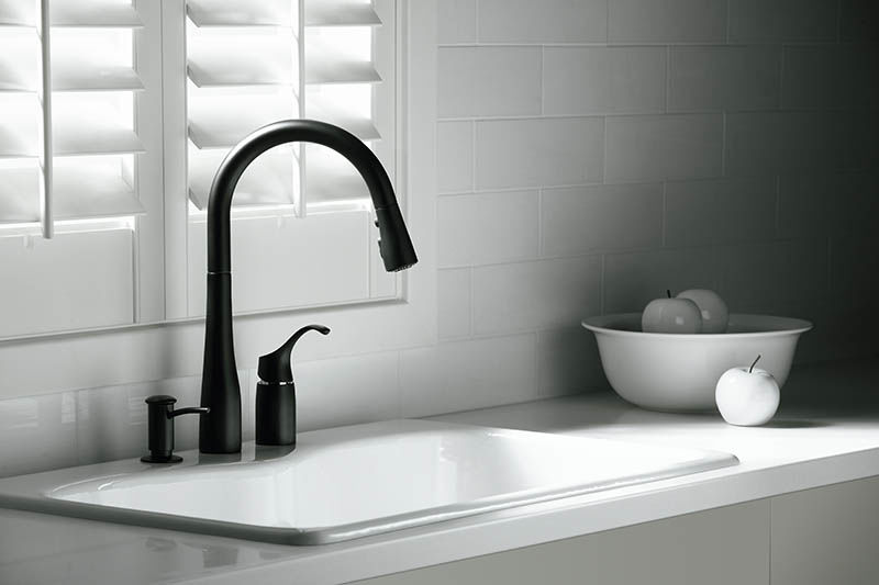 Kohler K-649-VS Stainless Steel Simplice Pullout Spray ...