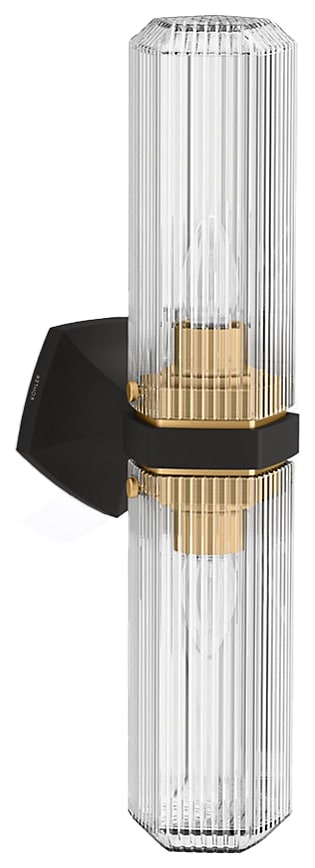 KOHLER Occasion 2-Light Matte Black Wall Sconce
