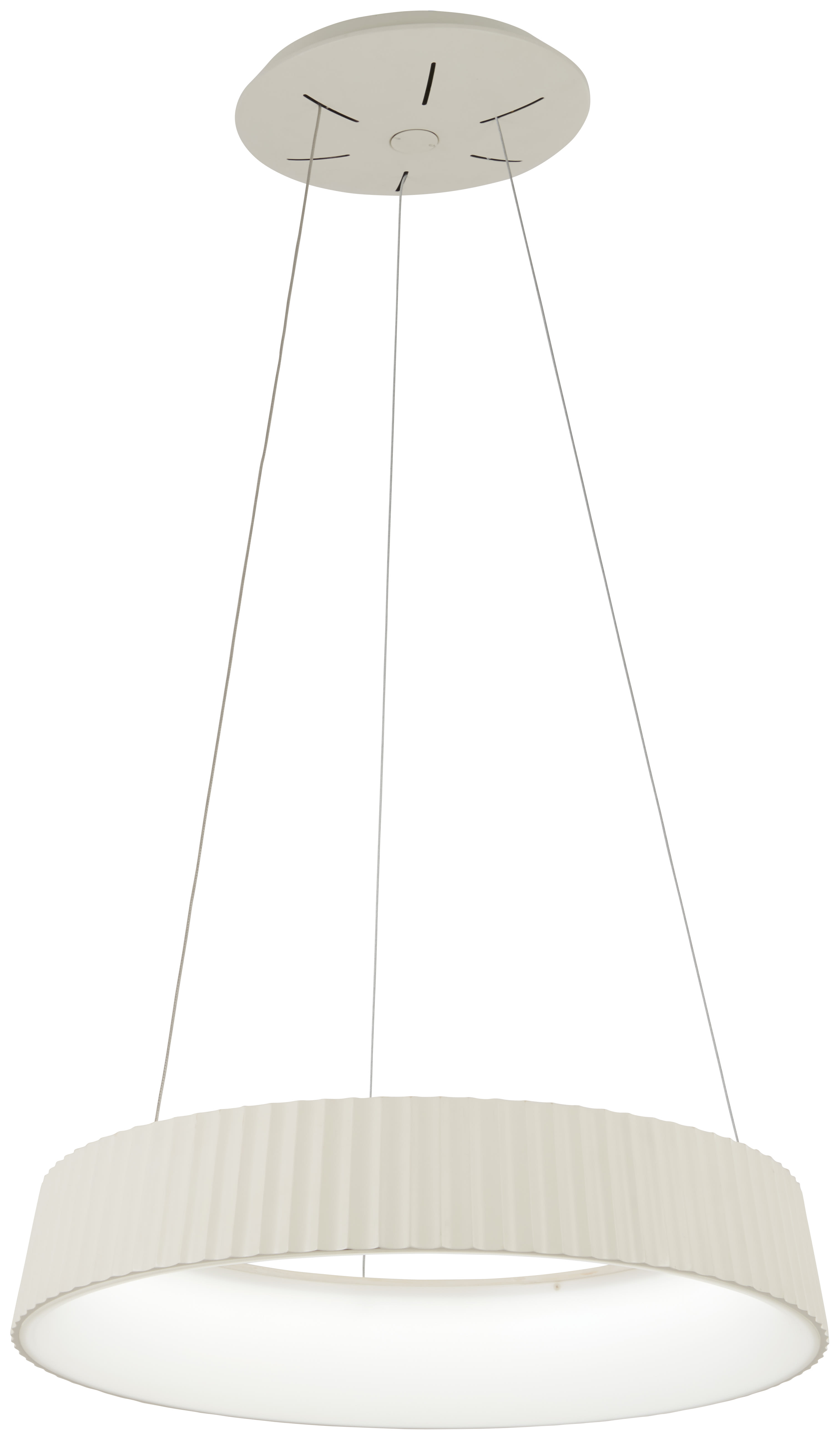 Kovacs P8130 044 L White Star Gate 23 3 4 Wide Integrated Led Ring Chandelier With Acrylic Shade Lightingshowplace Com