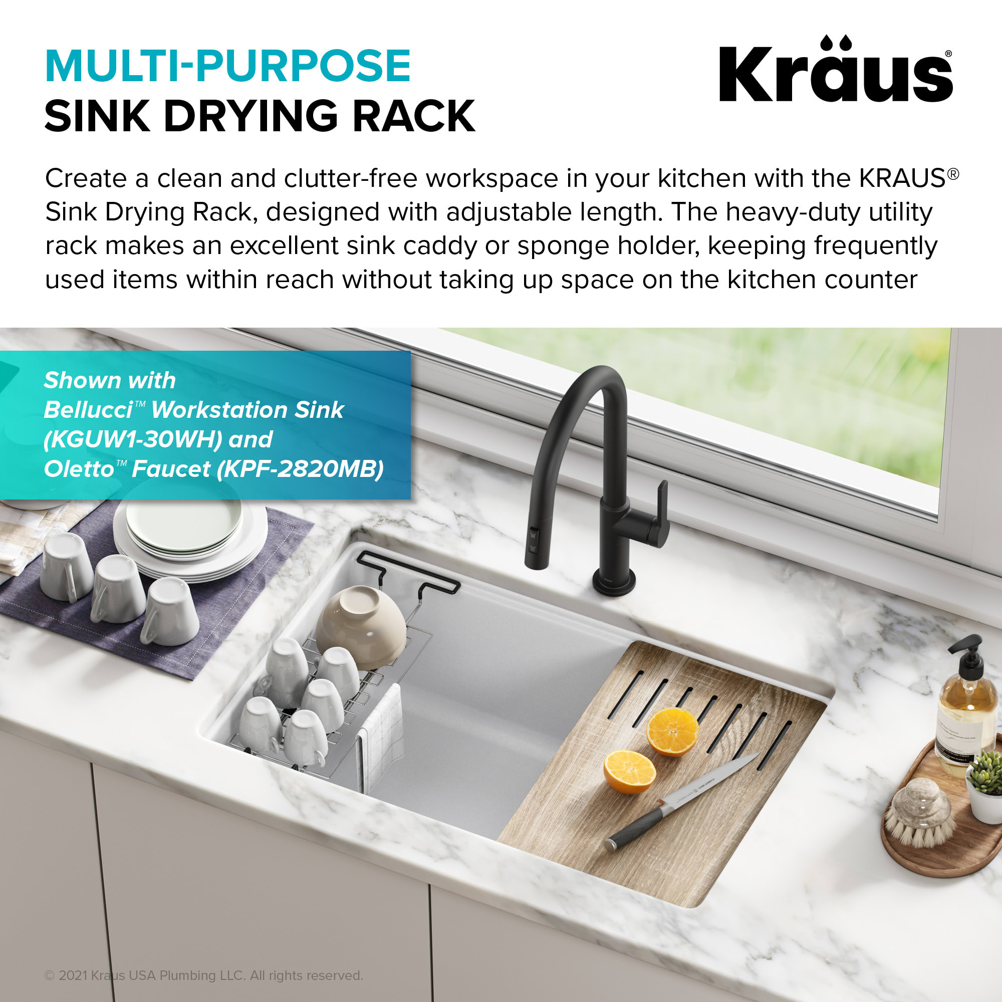 Kraus sink rack 2025