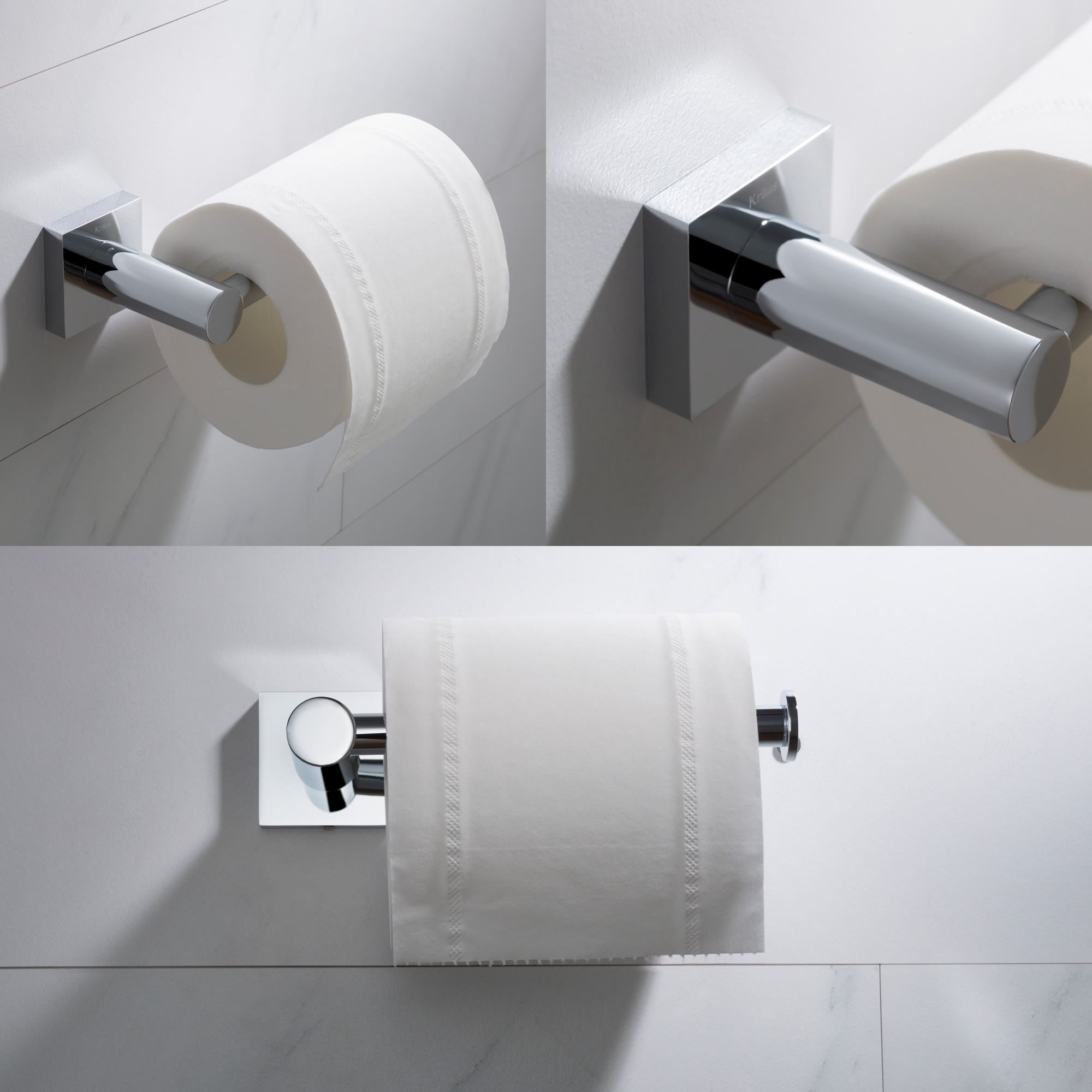 Kraus KEA-17729MB Ventus Bathroom Toilet Paper Holder, Matte Black