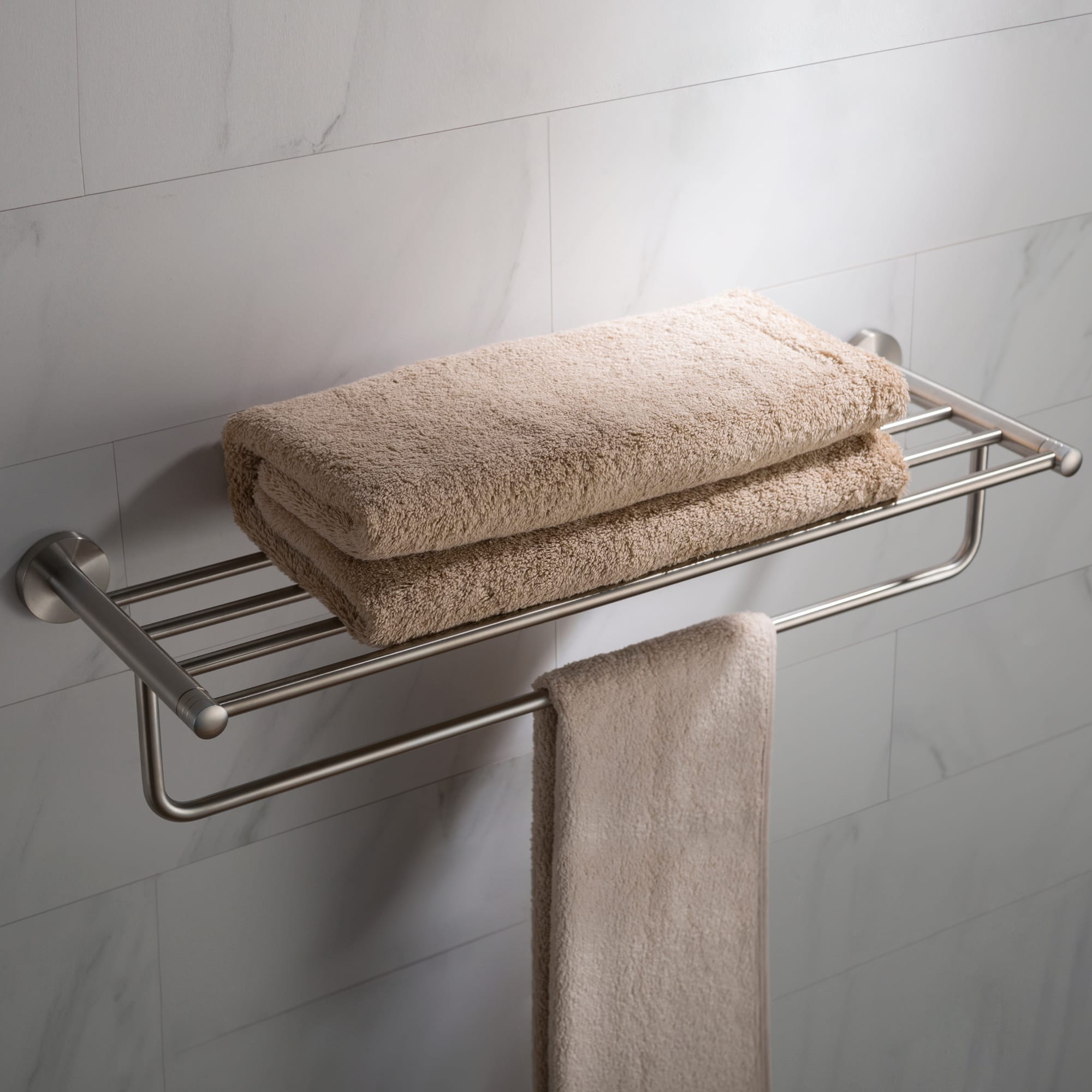 KRAUS Elie Bathroom Shelf with Towel Bar, Chrome Finish, KEA-18842CH - 5