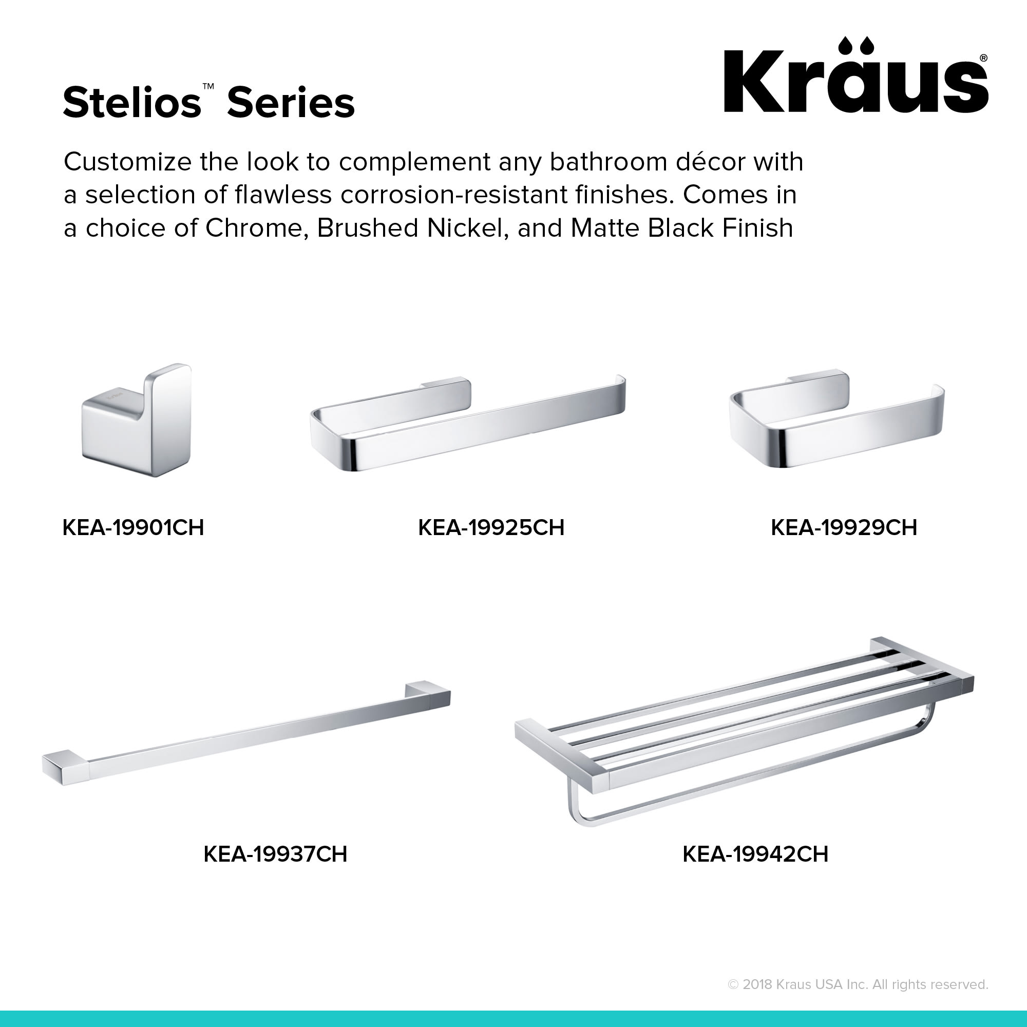 kraus stelios towel bar