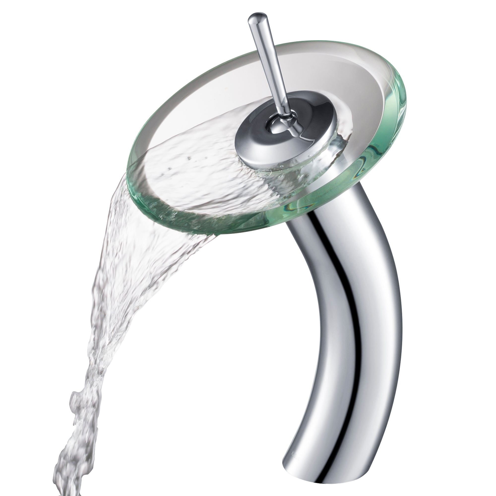 Kraus Kgw 1700ch Cl Chrome Waterfall Single Hole Vessel Bathroom