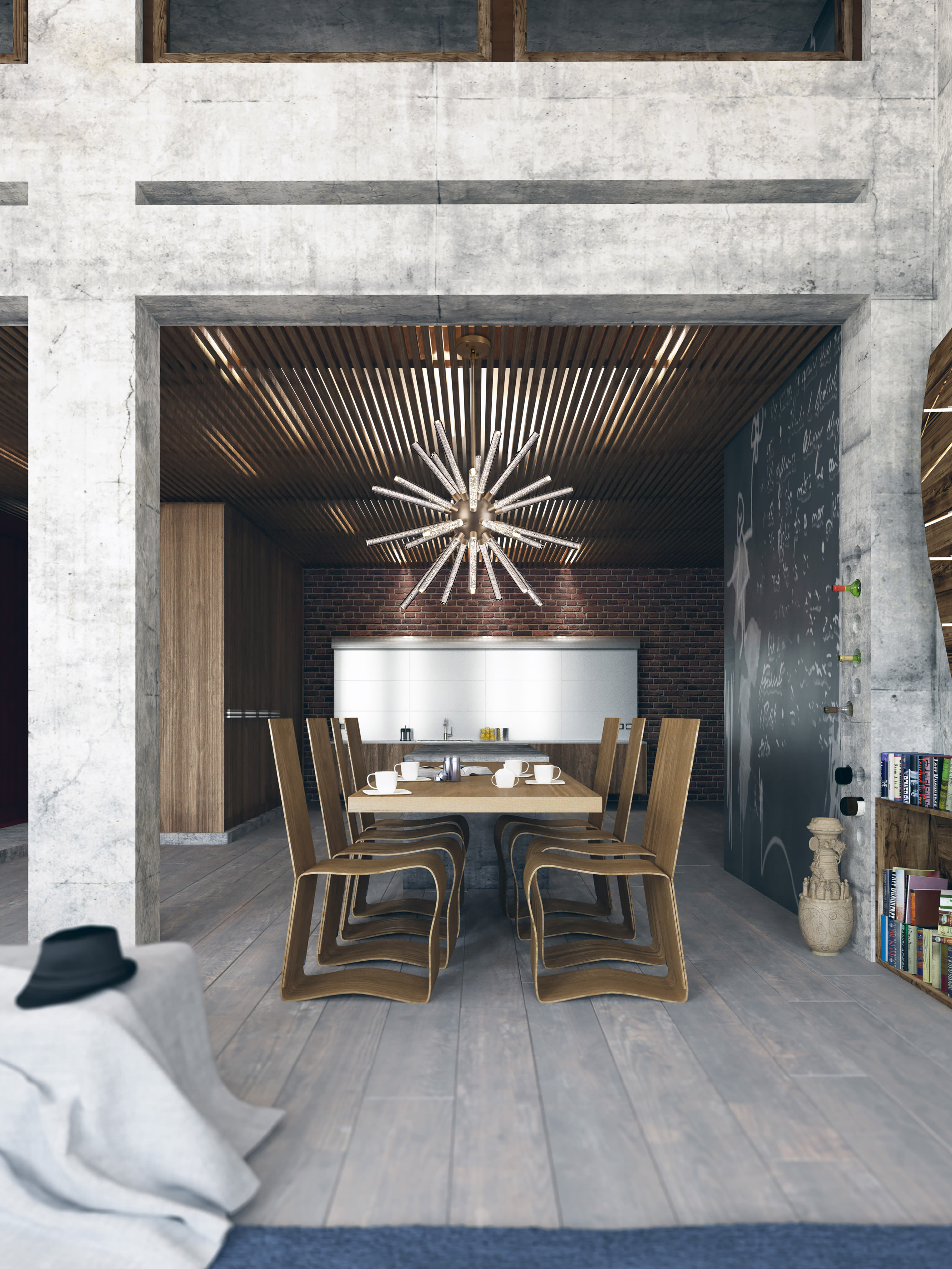 ❁KOOCHAN❁ Kuzco Lighting CH71832-CH Chrome Astro 32