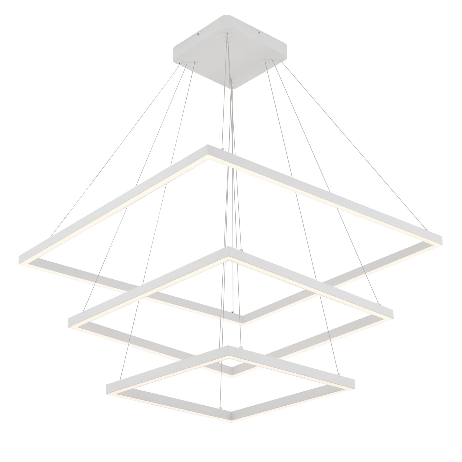 Kuzco Lighting CH85332-BK Black Piazza 3 Light 8