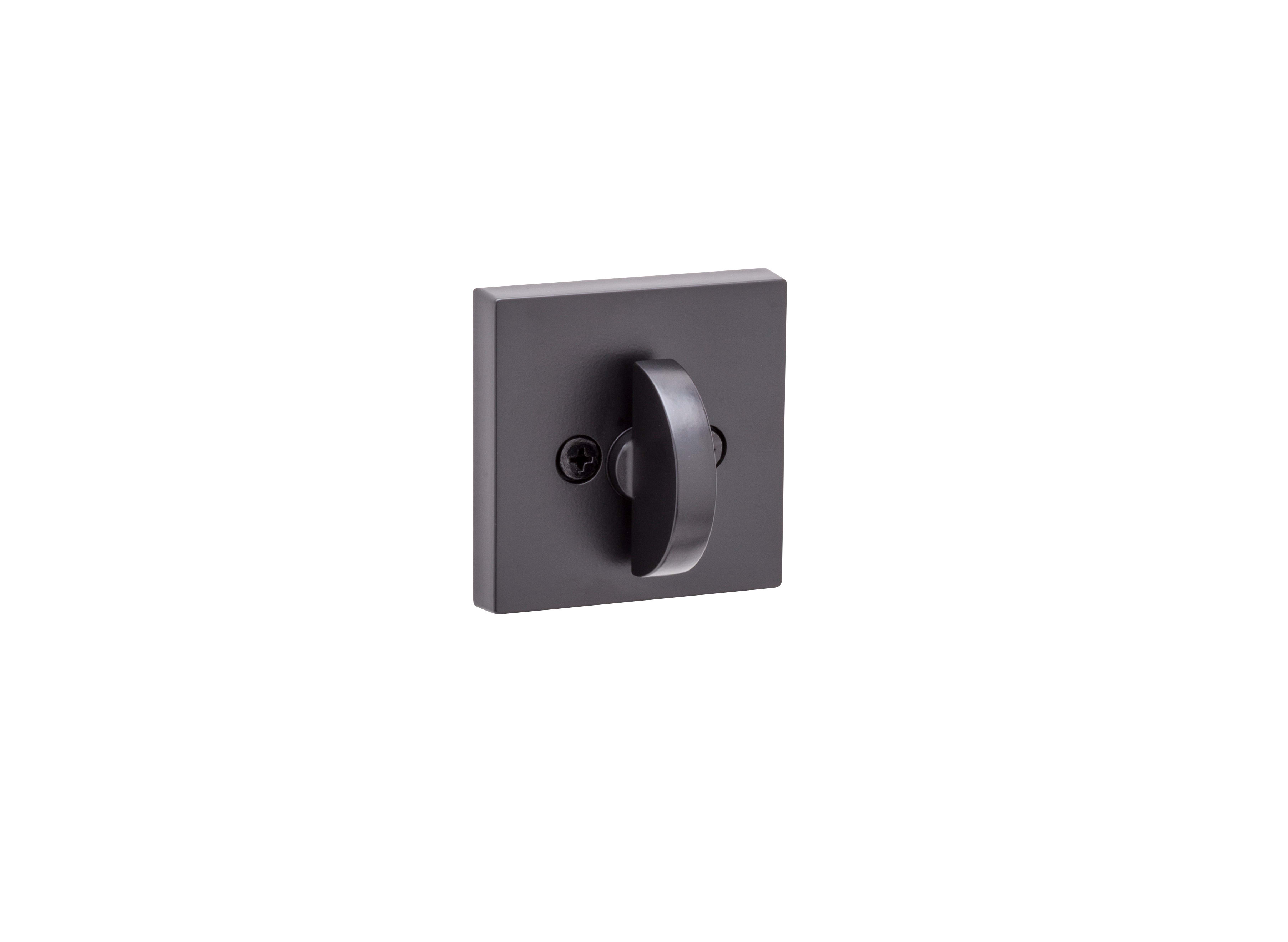 Kwikset 158SQT-514S Iron Black Halifax Single Cylinder Deadbolt