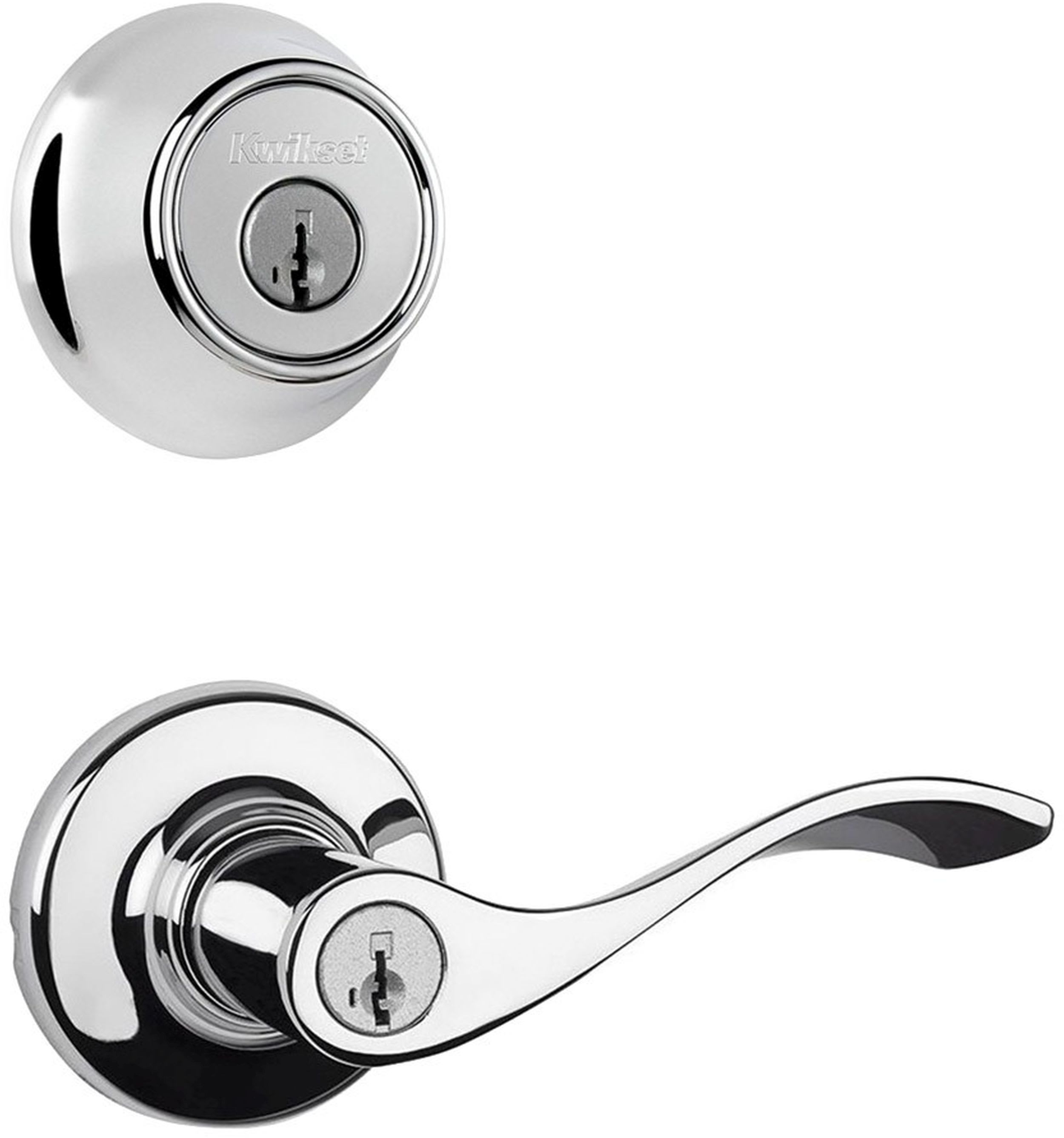 Kwikset 405BL-660-26S Polished Chrome Balboa (Round Rosette