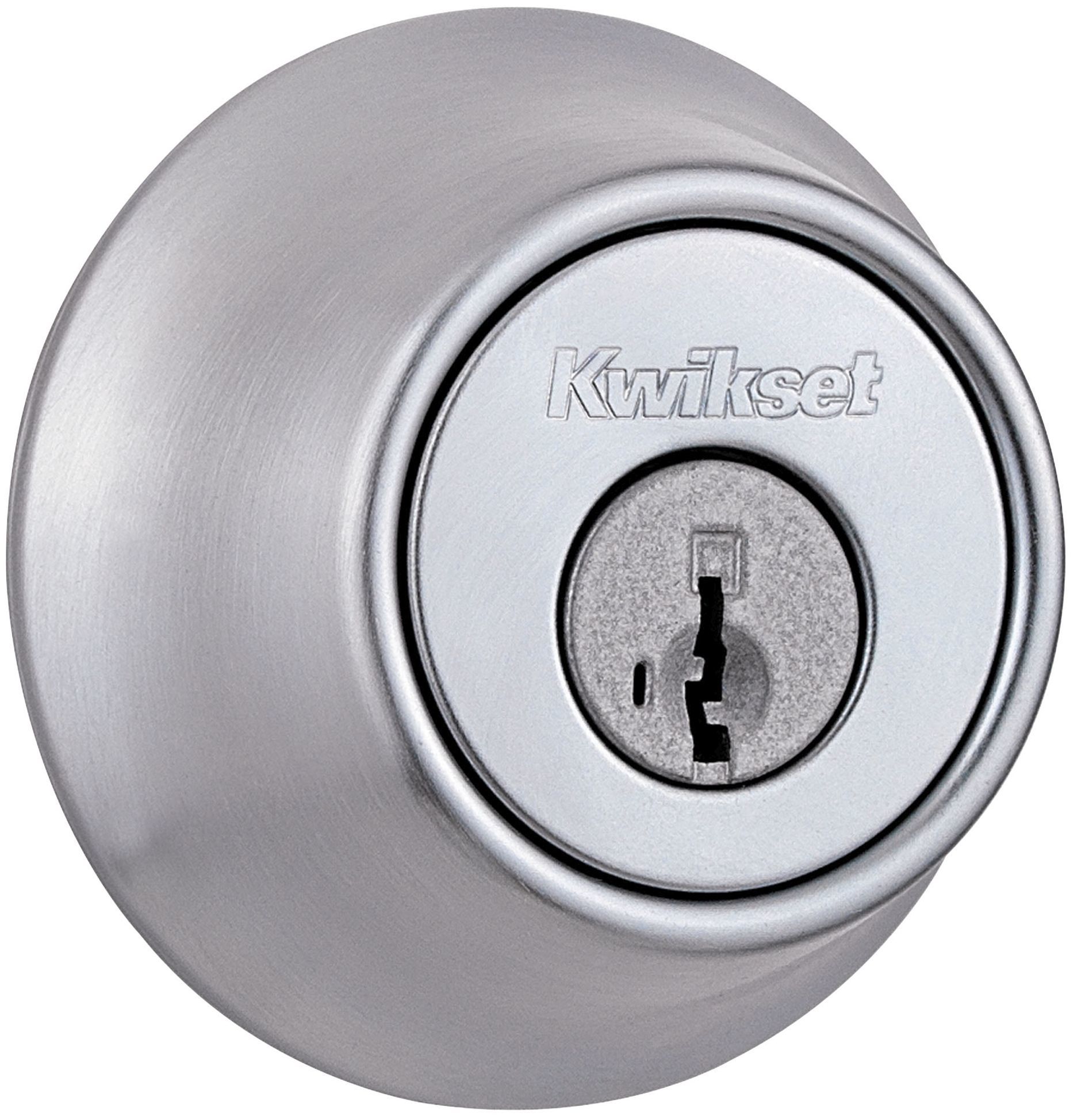 Kwikset 665-26DSV1 Satin Chrome Double Cylinder Deadbolt with SmartKey from  the 660 Series