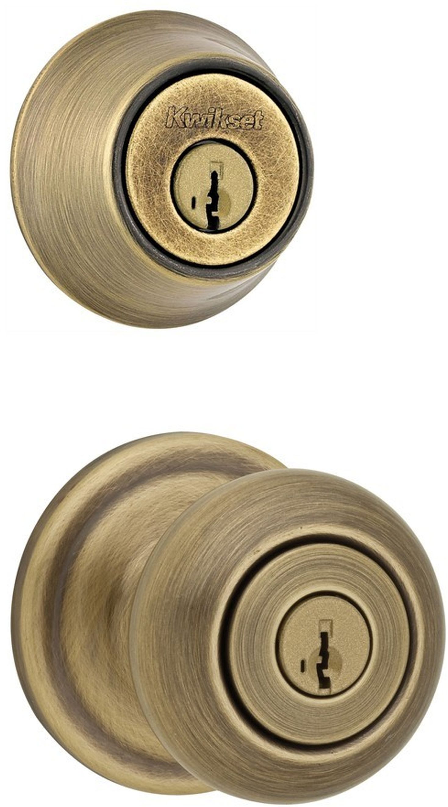 Juno Entry Door factory Knob and Single Cylinder Door Deadbolt Combo Pack with SmartKey