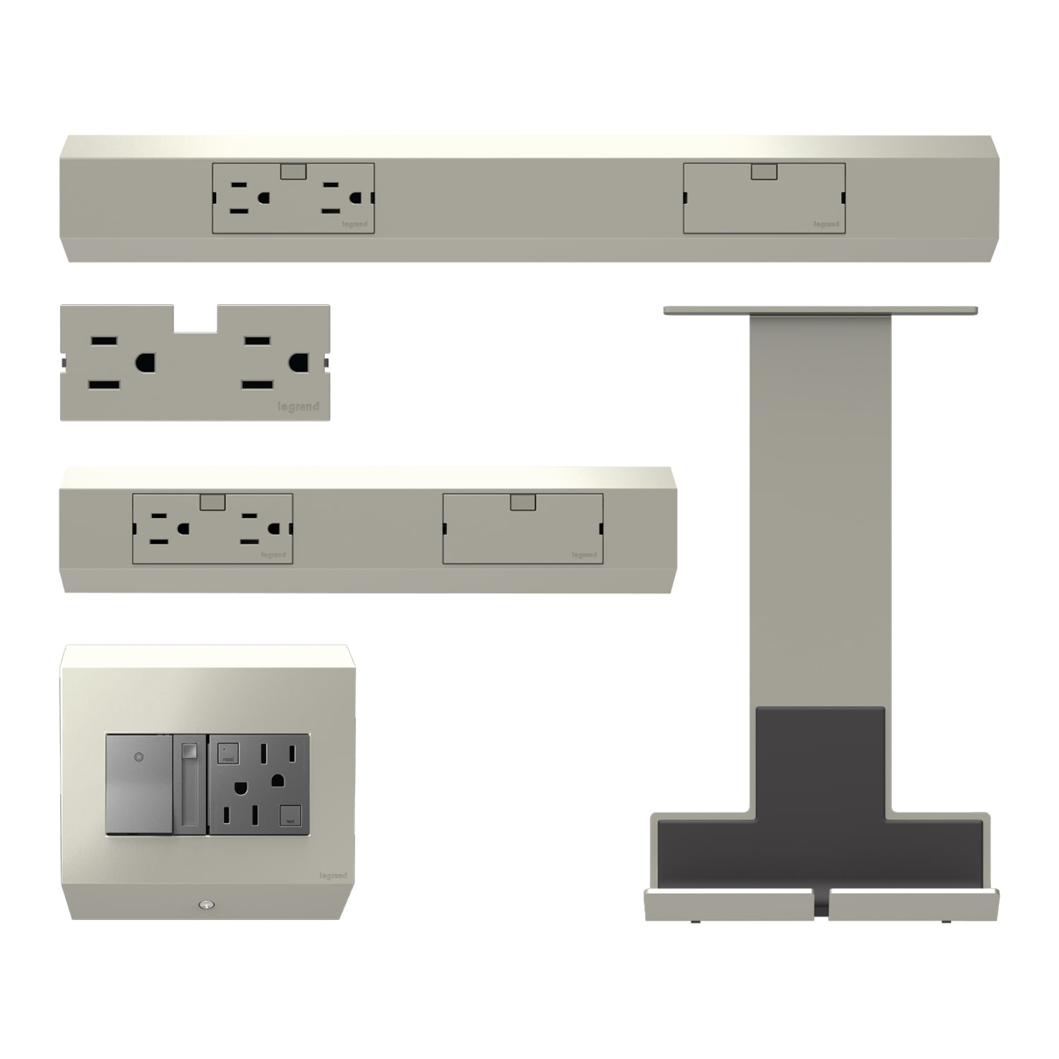 Legrand Apmtprotm1 Titanium Adorne Under Cabinet Pro Starter Kit