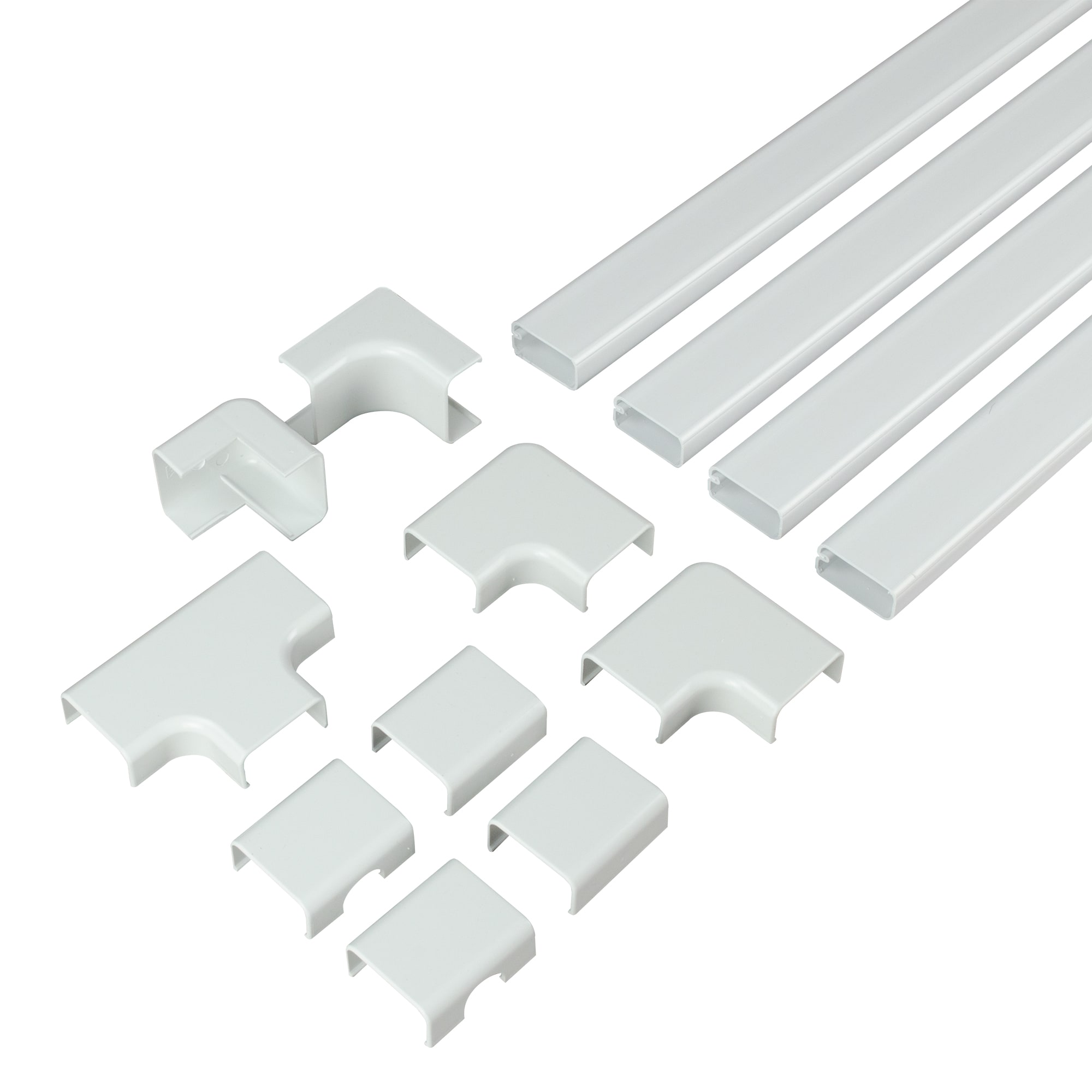Wiremold CornerMate 5-ft x 2-in PVC White Straight Channel Cord