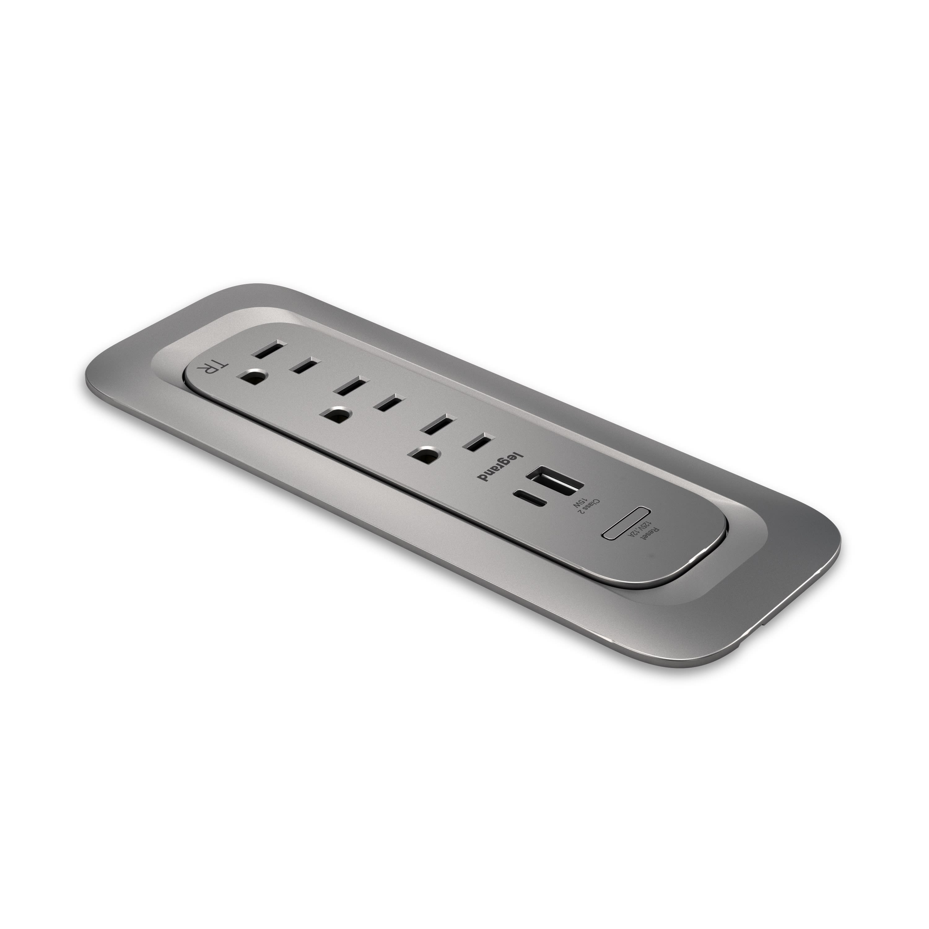 Legrand 2-Outlet 2-USB Ports Indoor White Power Strip in the Power