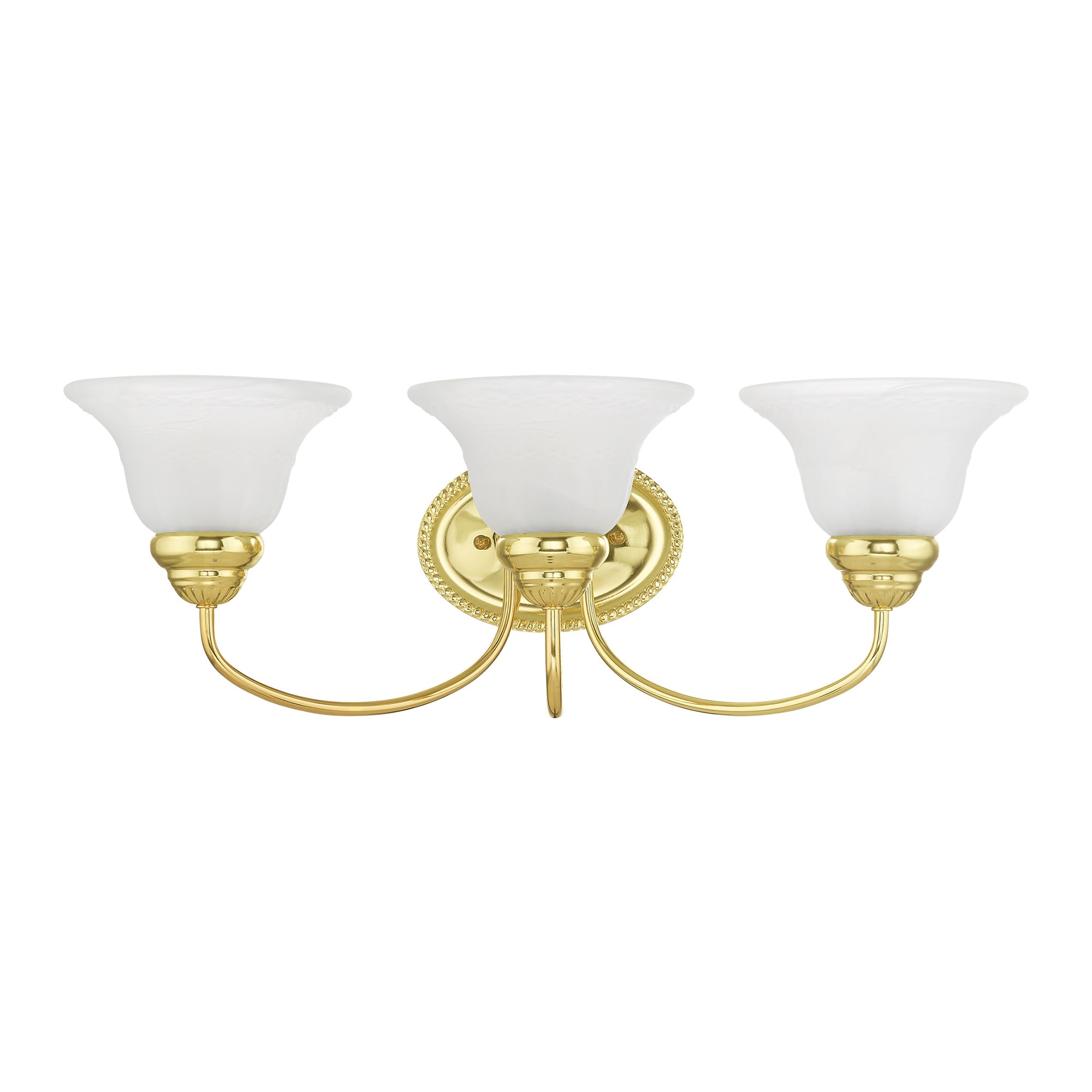 Livex Lighting 1532 Brass Edgemont Bathroom Vanity Bar With 2-Lights 