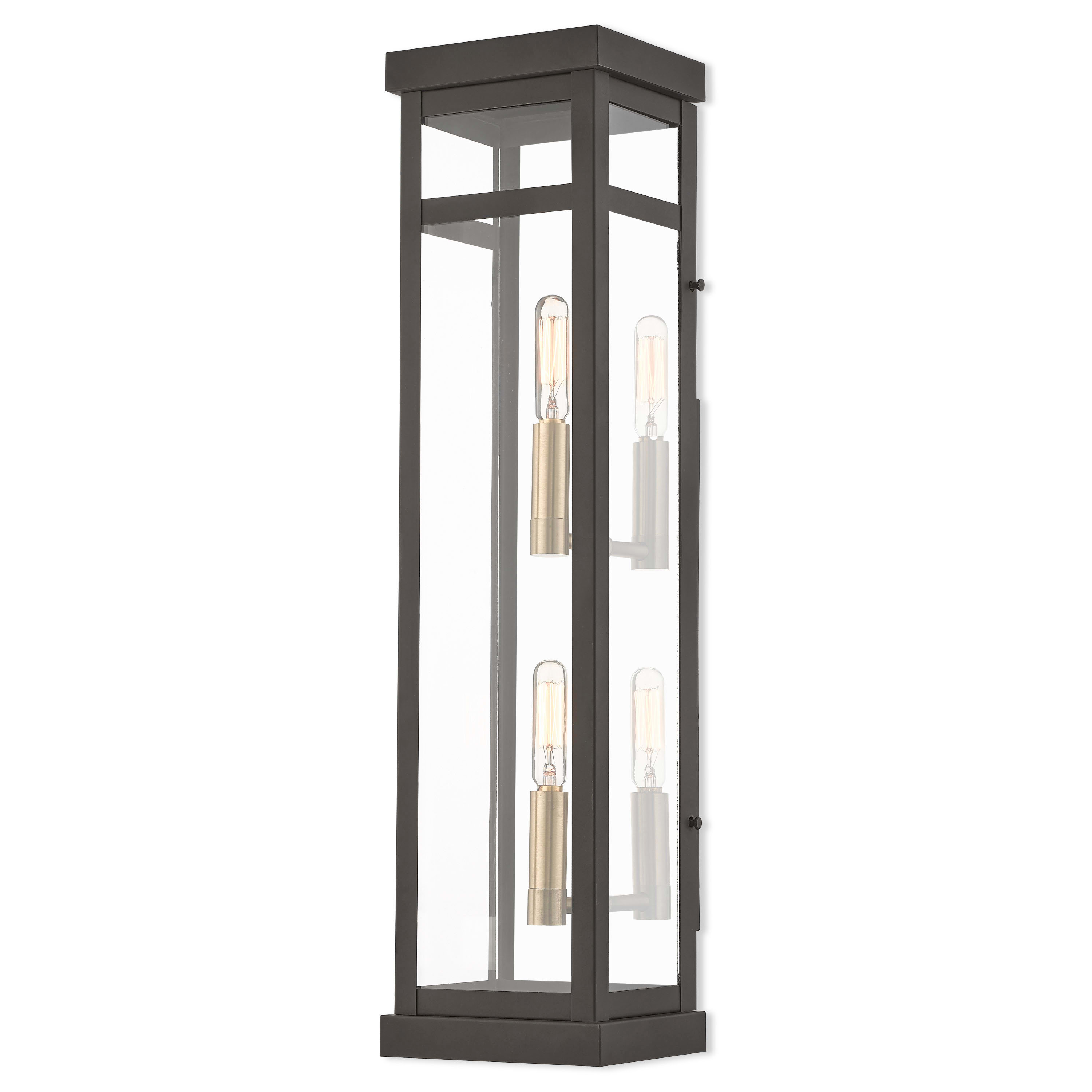 Livex Lighting 20706-04 Black Hopewell 2 Light 22