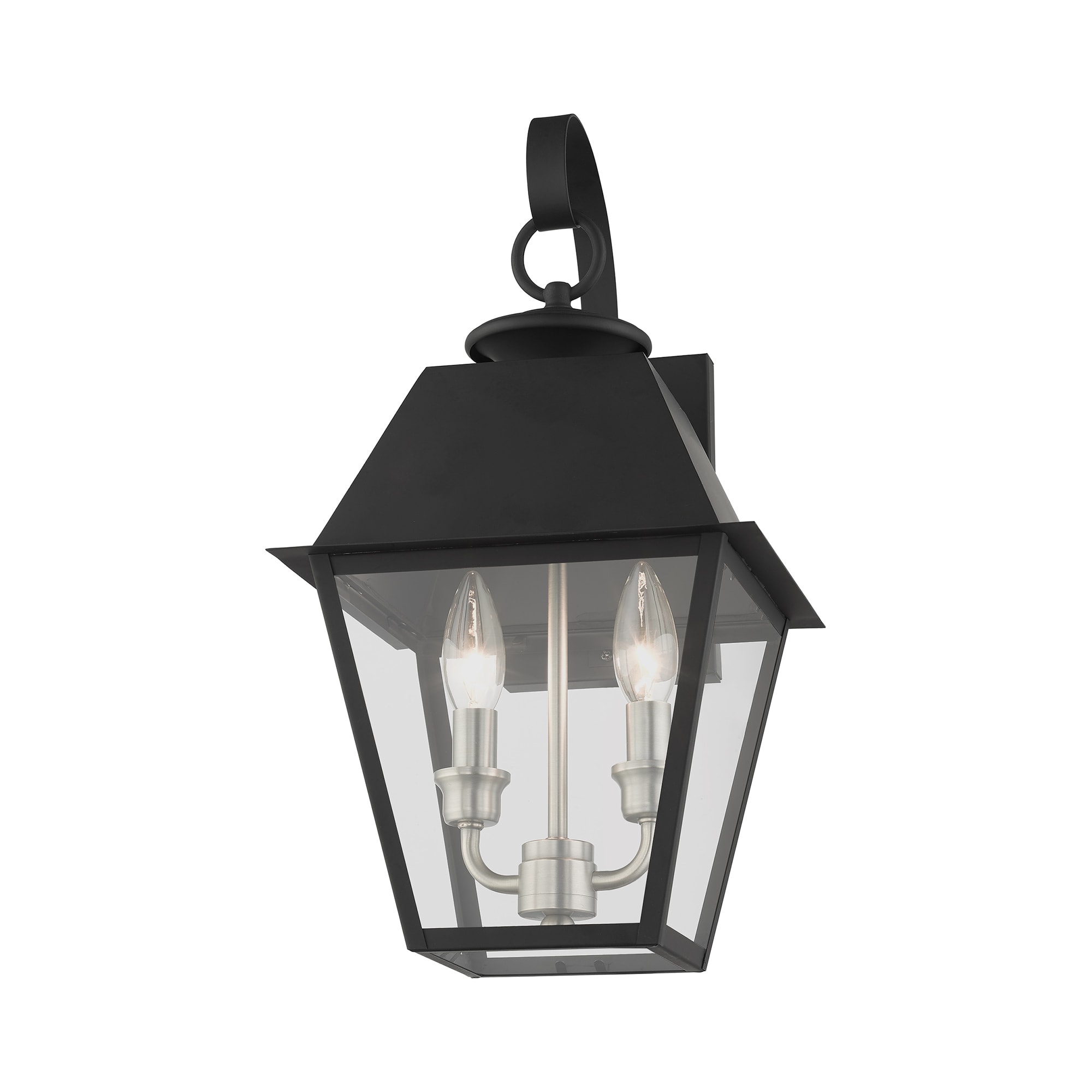 最旬トレンドパンツ Livex Lighting 27215-04 Black Wentworth 2 Light 17 ギター
