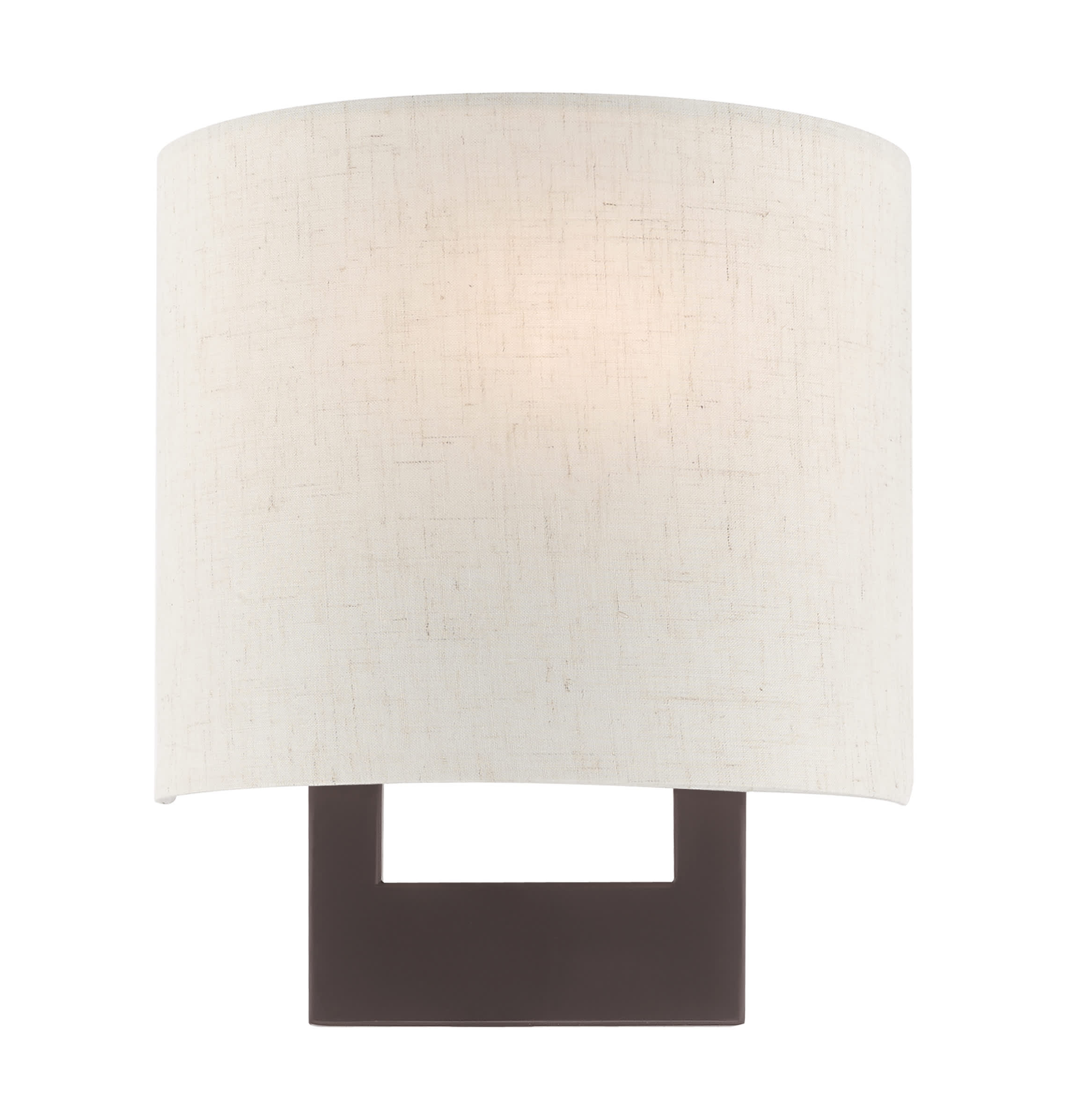 Nckl Finish Livex Lighting 52132-91 Transitional Two Light Wall Sconce from Meridian Collection in Pwt B/S Slvr Brushed Nickel 