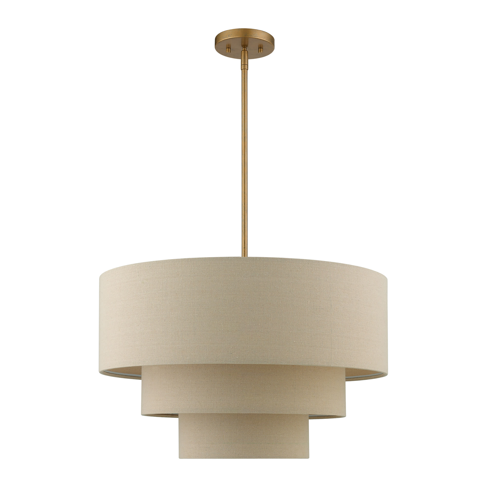Livex Lighting 58894-48 Antique Gold Leaf Bellingham 4 Light