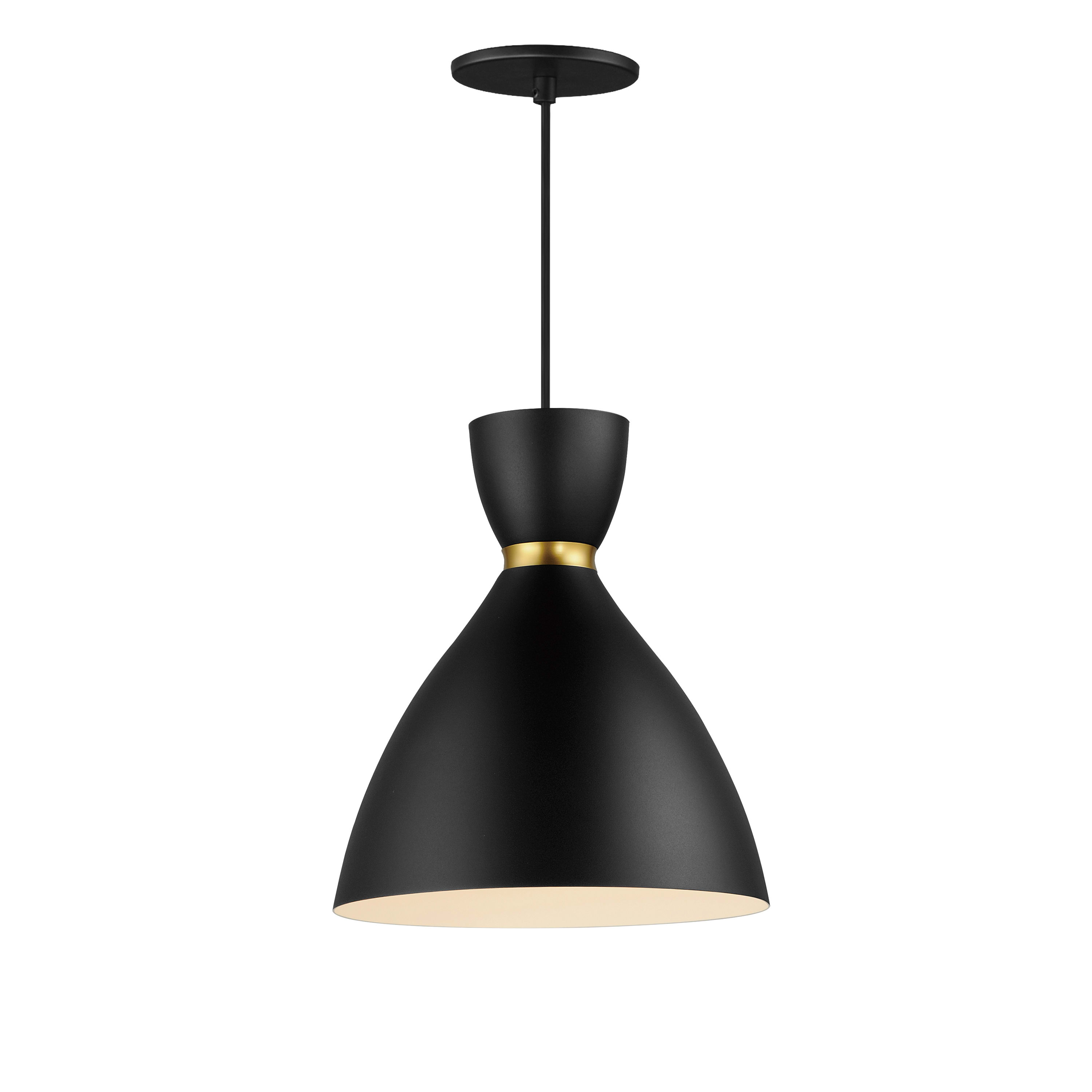 Maxim 11302BKSBR Black / Satin Brass Carillon 11