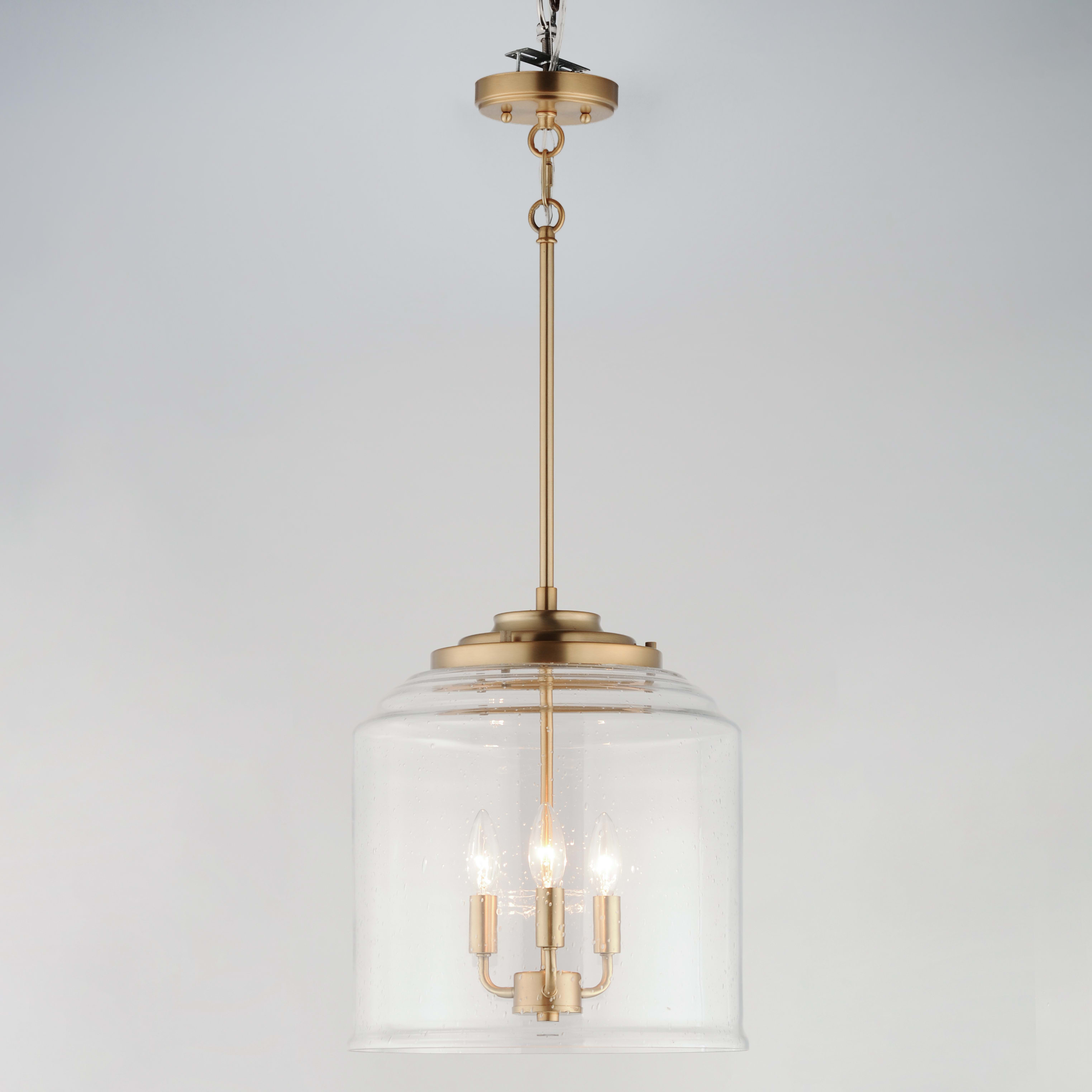 Maxim 12273CDSN Satin Nickel Acadia 3 Light 14 Maxim 12273CDSN Satin Nickel Acadia 3 Light 14