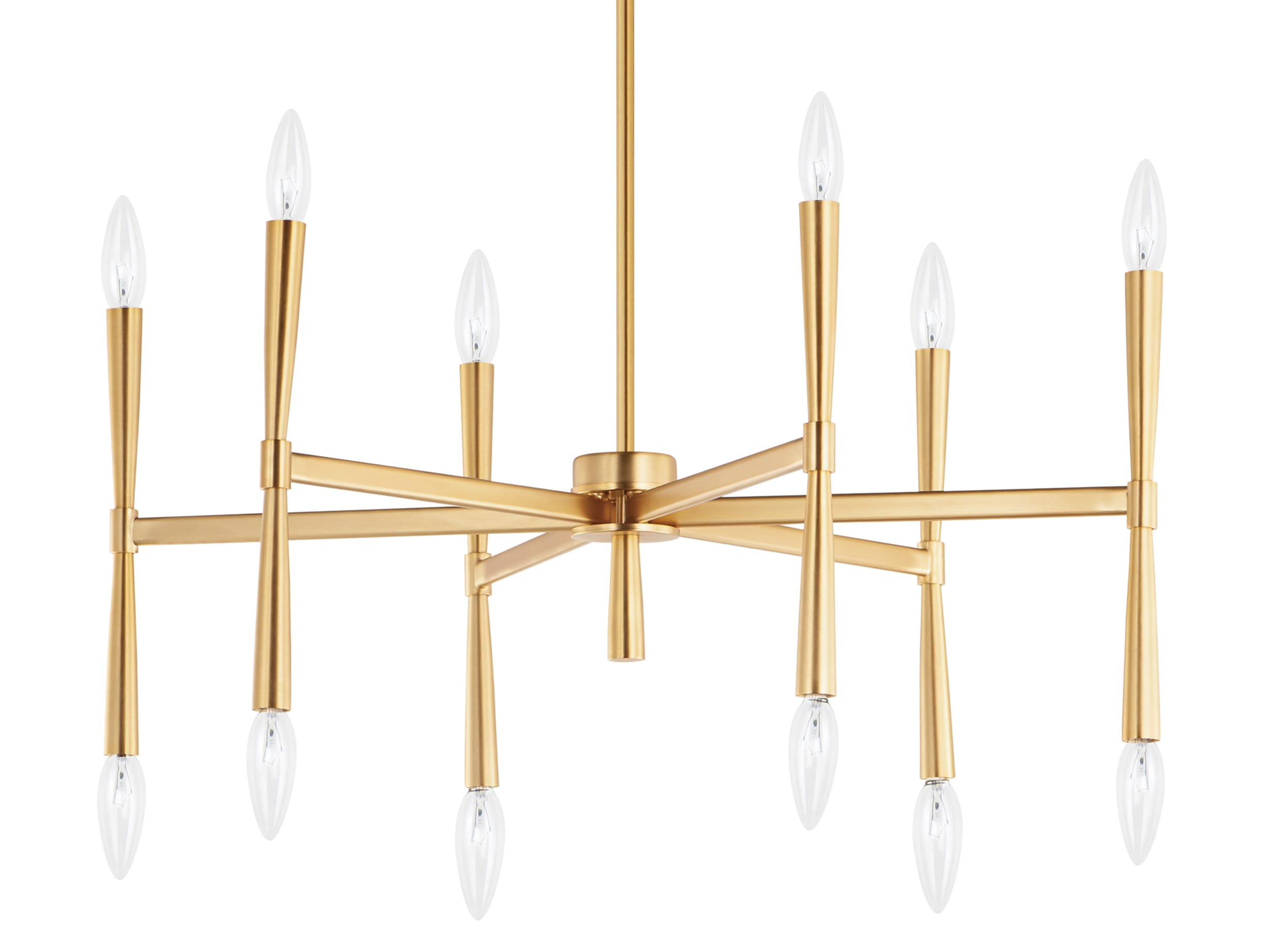Maxim 24626SBR Satin Brass Rome 12 Light 29