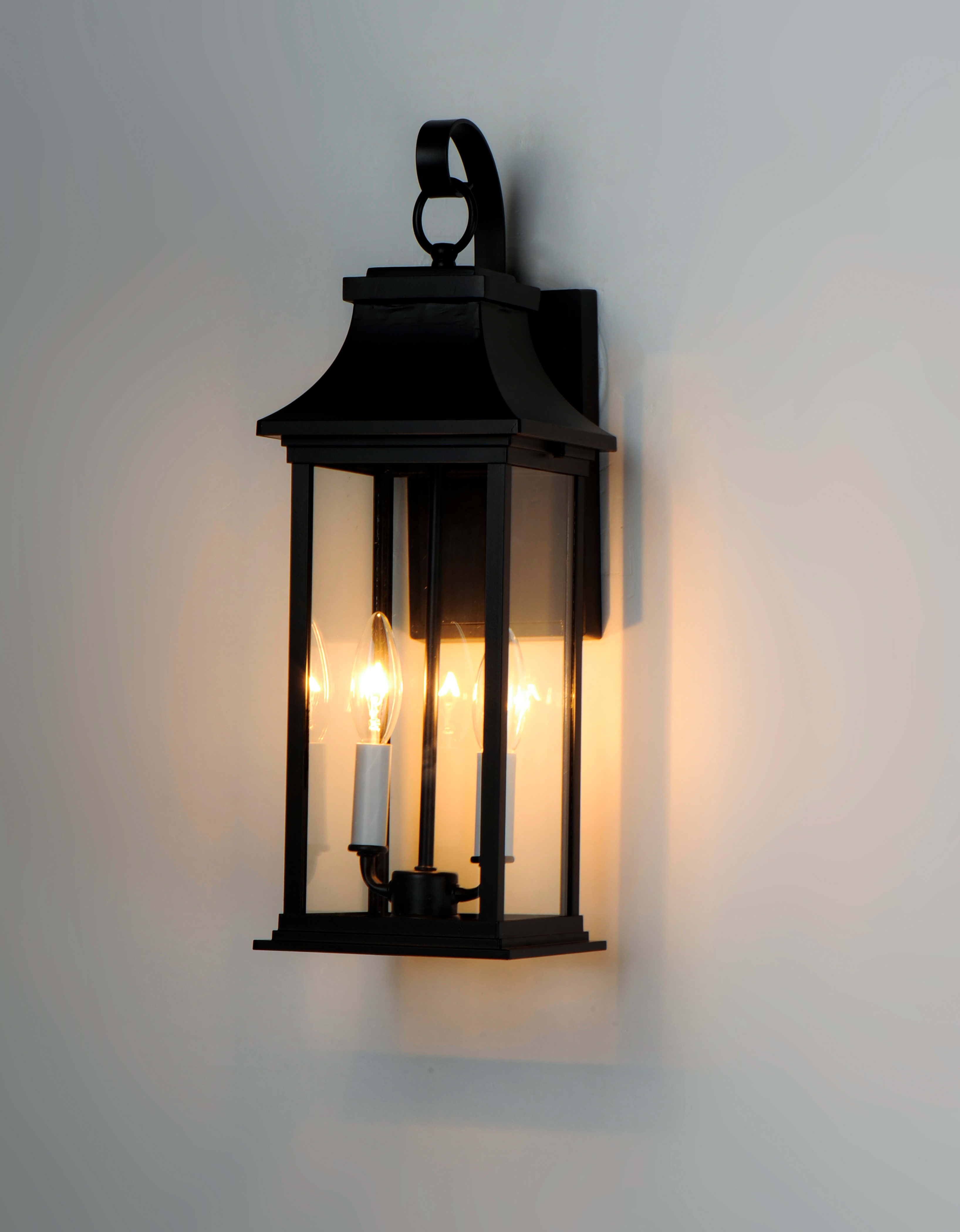 Maxim 30023CLBK Black Vicksburg 2 Light 20