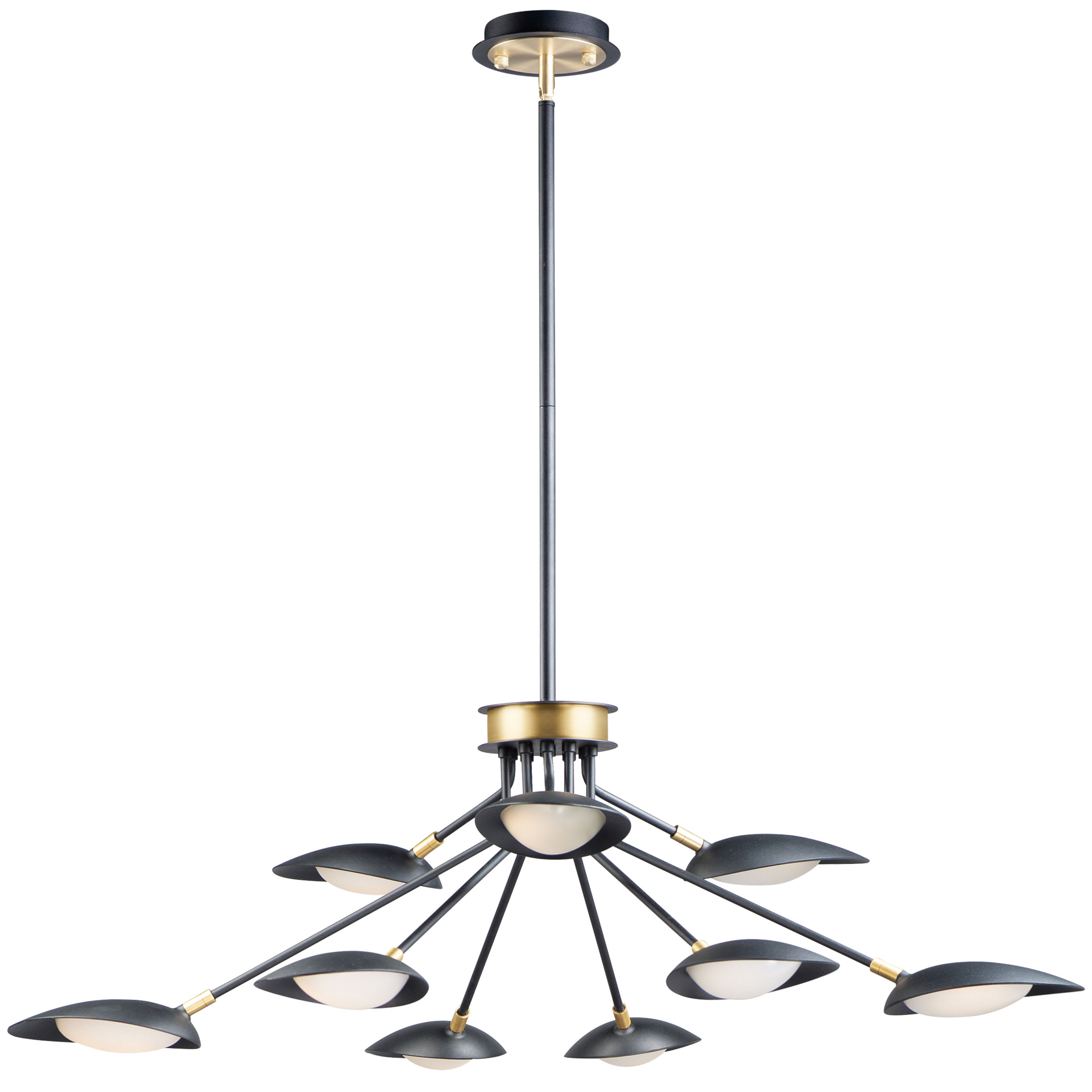 BestAngleミンク ブラウン Knox 5-Light Globe Chandelier