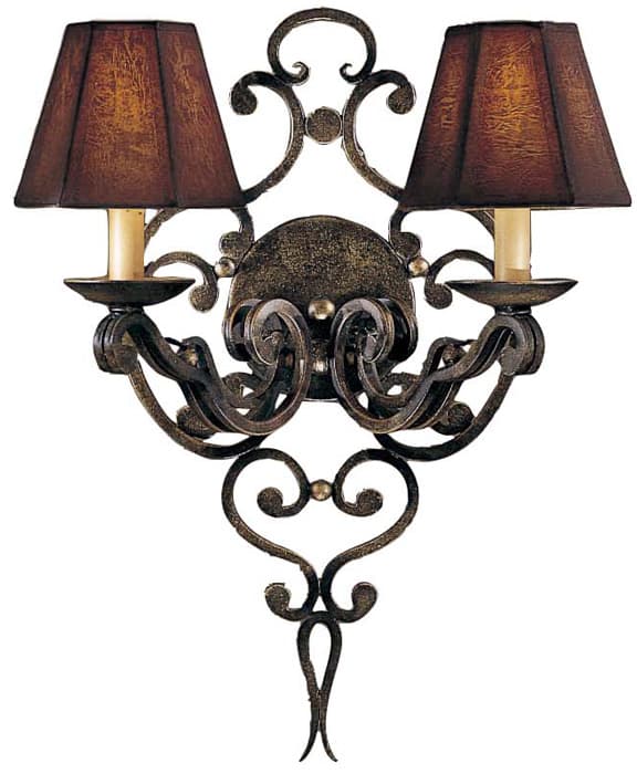 Metropolitan N6302-HB Hacienda Bronze Two Light Up Lighting