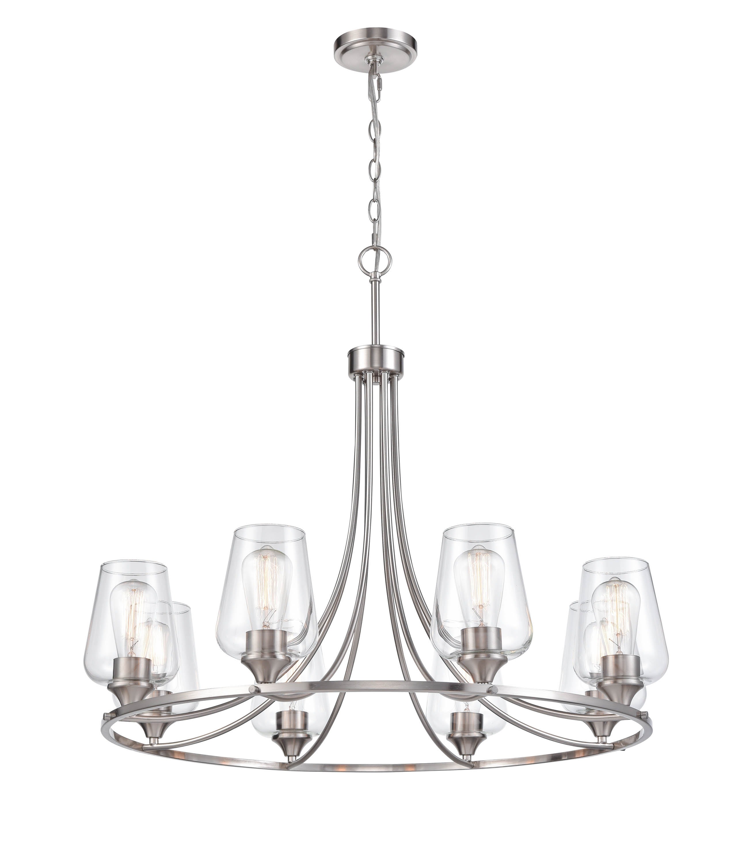 Millennium Lighting 9728 MB Matte Black Ashford 8 Light 32