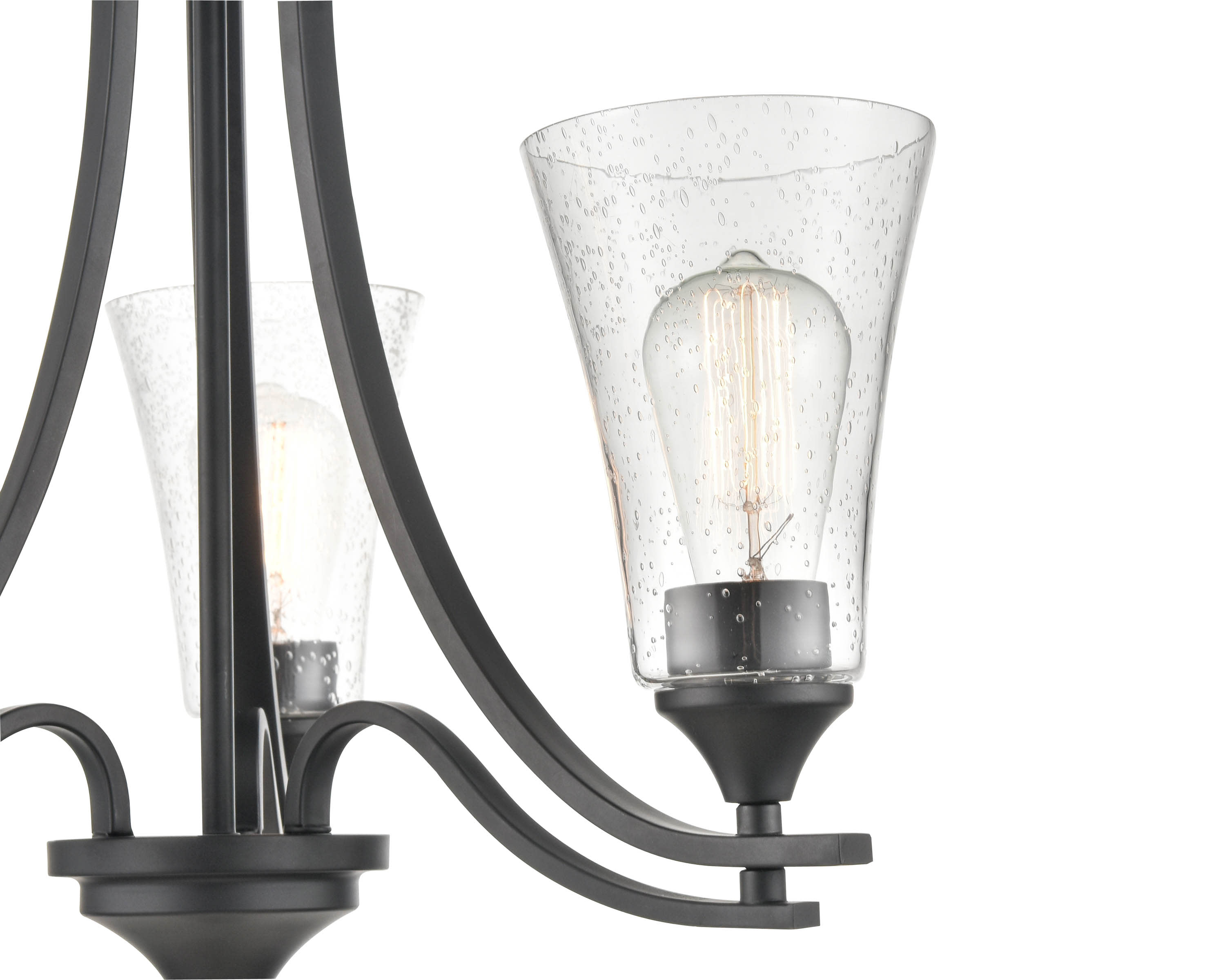 Z-Lite Lighting 100-3P-BRZ Three Light Hanging Chandelier in