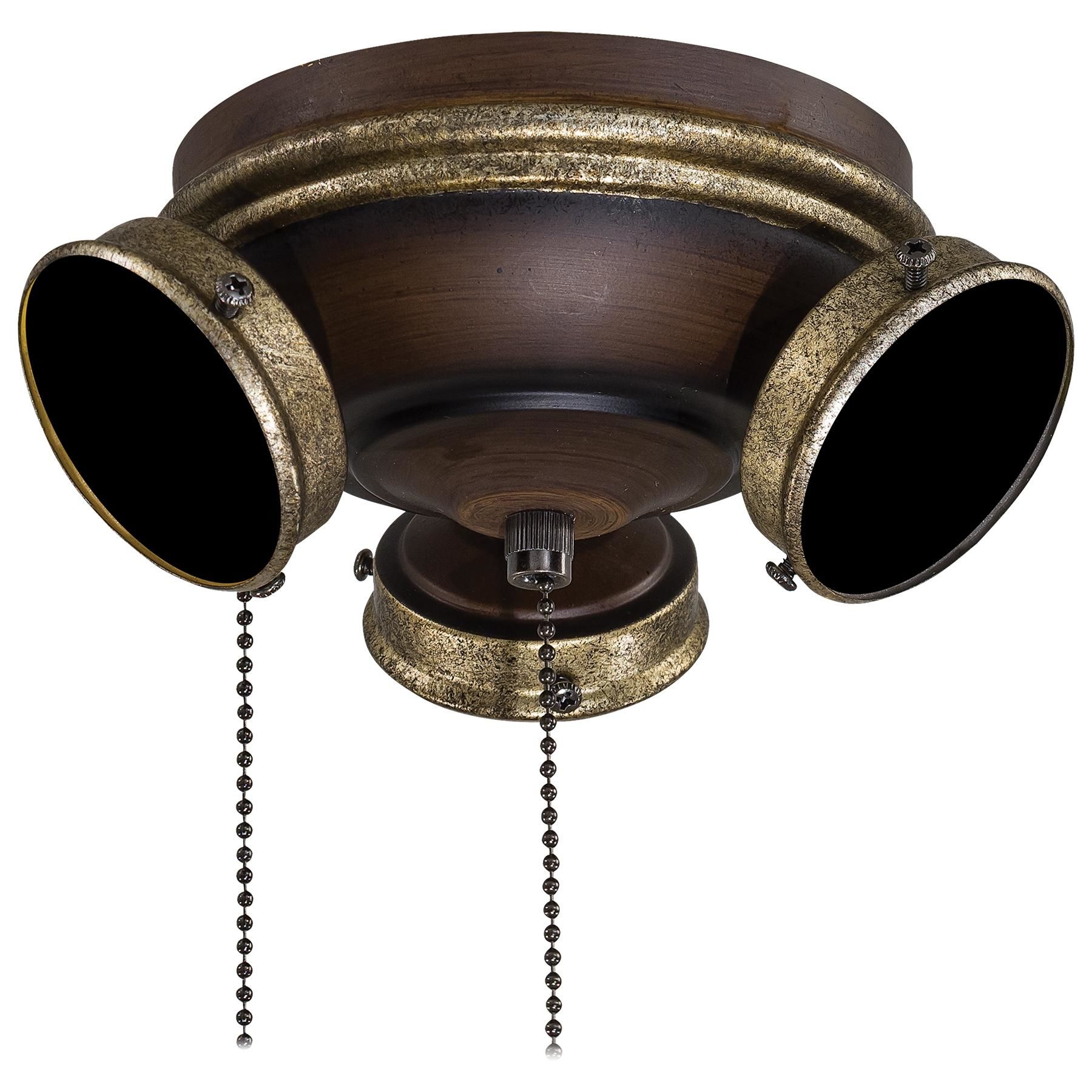 Minkaaire K9659 Drf Driftwood 3 Light Custom Fan Kit For The Classica Lightingdirect Com Minkaaire K9659 Drf Driftwood 3 Light, Minka Aire Light Kit Driftwood