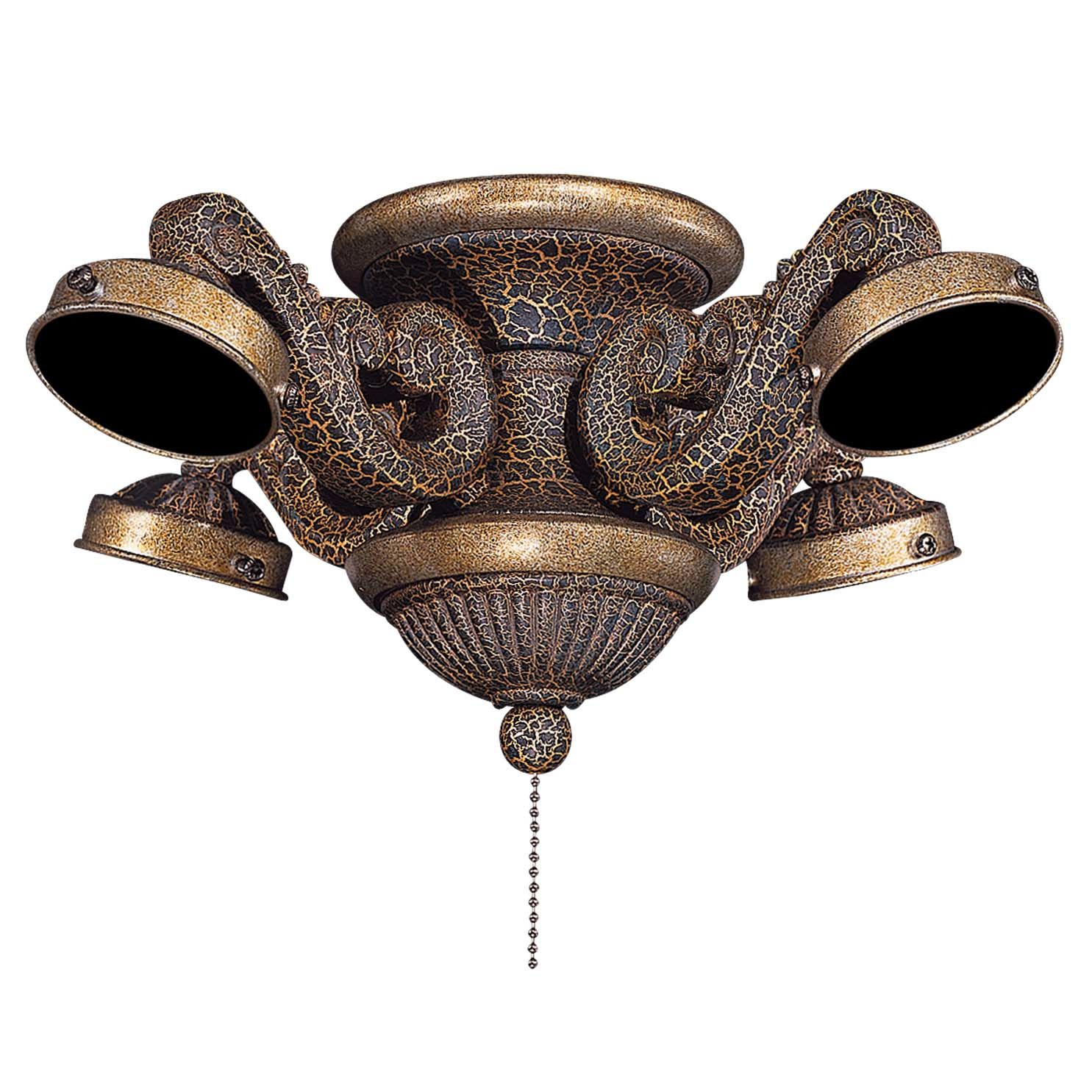 Minkaaire K37 Tsp Tuscan Patina 4 Light Universal Ceiling Fan