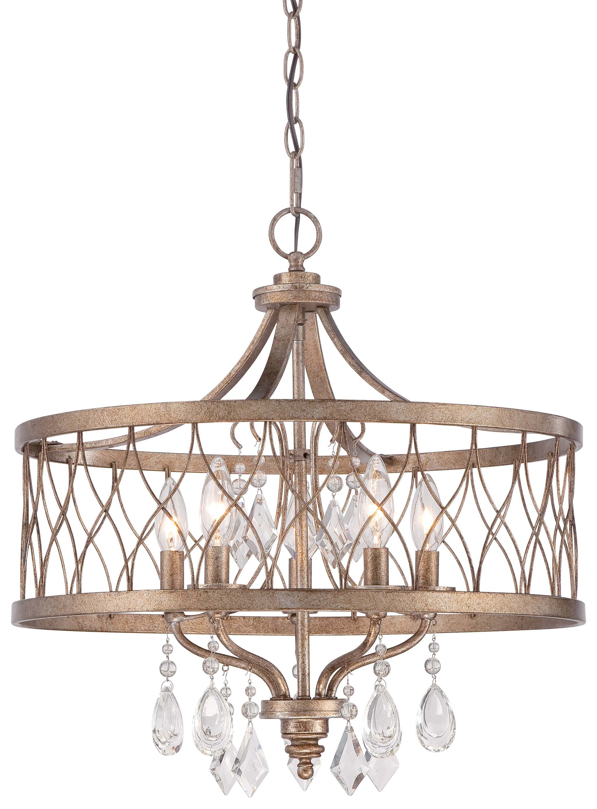 cece 5 light chandelier