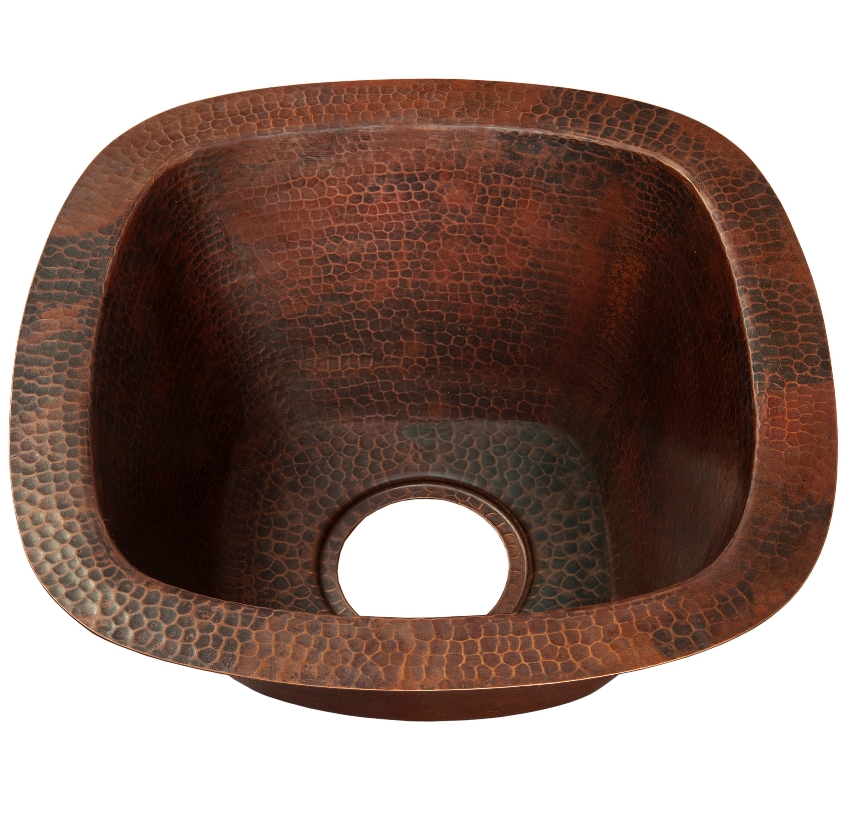 Miseno Mc Na300 Hand Hammered Antique Copper Square 15 Miseno Mc Na300 Hand Hammered Antique Copper Square 15