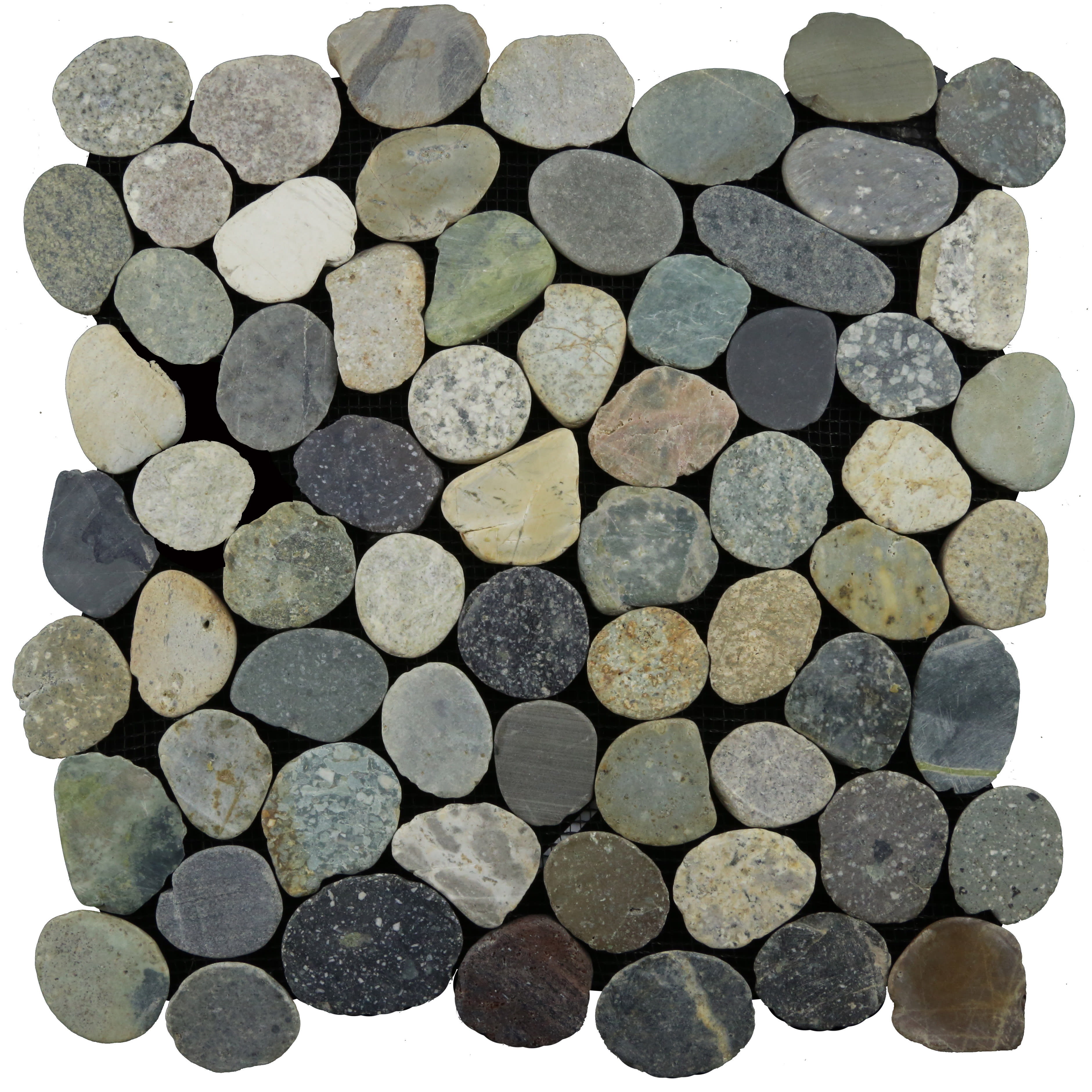 Miseno Mt S3pgo Mix Sliced Pebble 12 X Floor And Miseno Mt S3pgo Mix Sliced Pebble 12