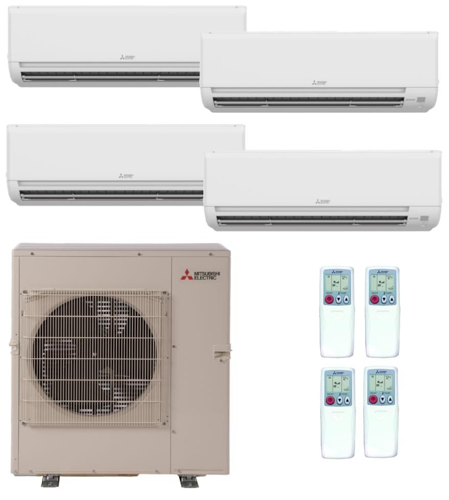 Mitsubishi Heat Pump Mini Split Systems Cooling - MXZ-5C42NA3 MSZ 