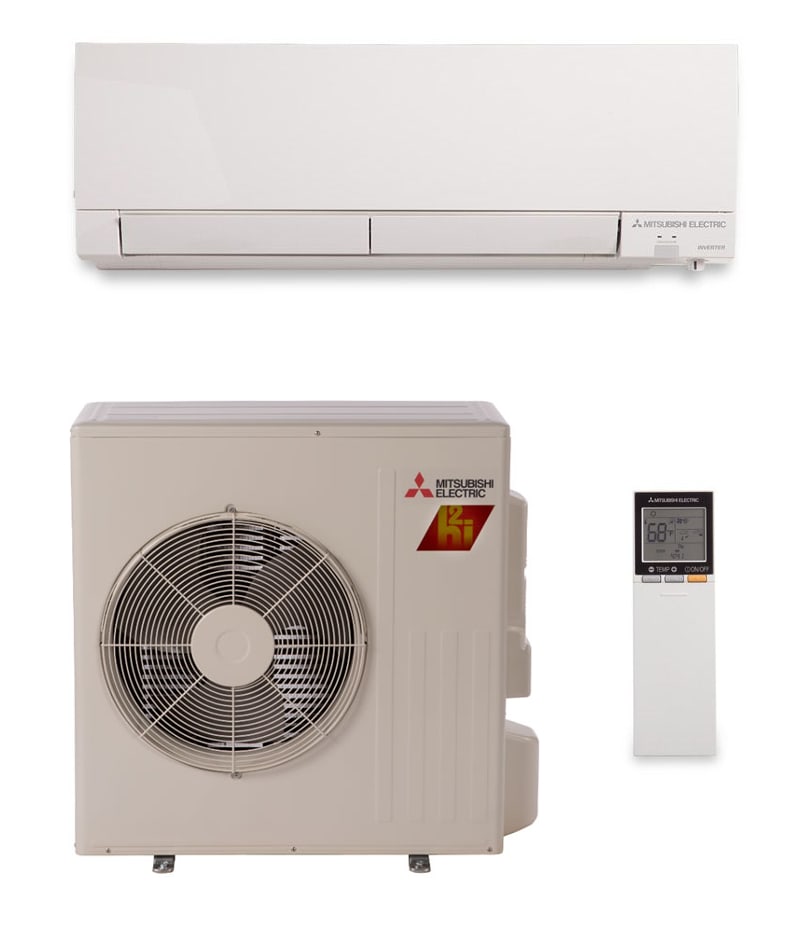 mitsubishi 18 000 btu hyper heat