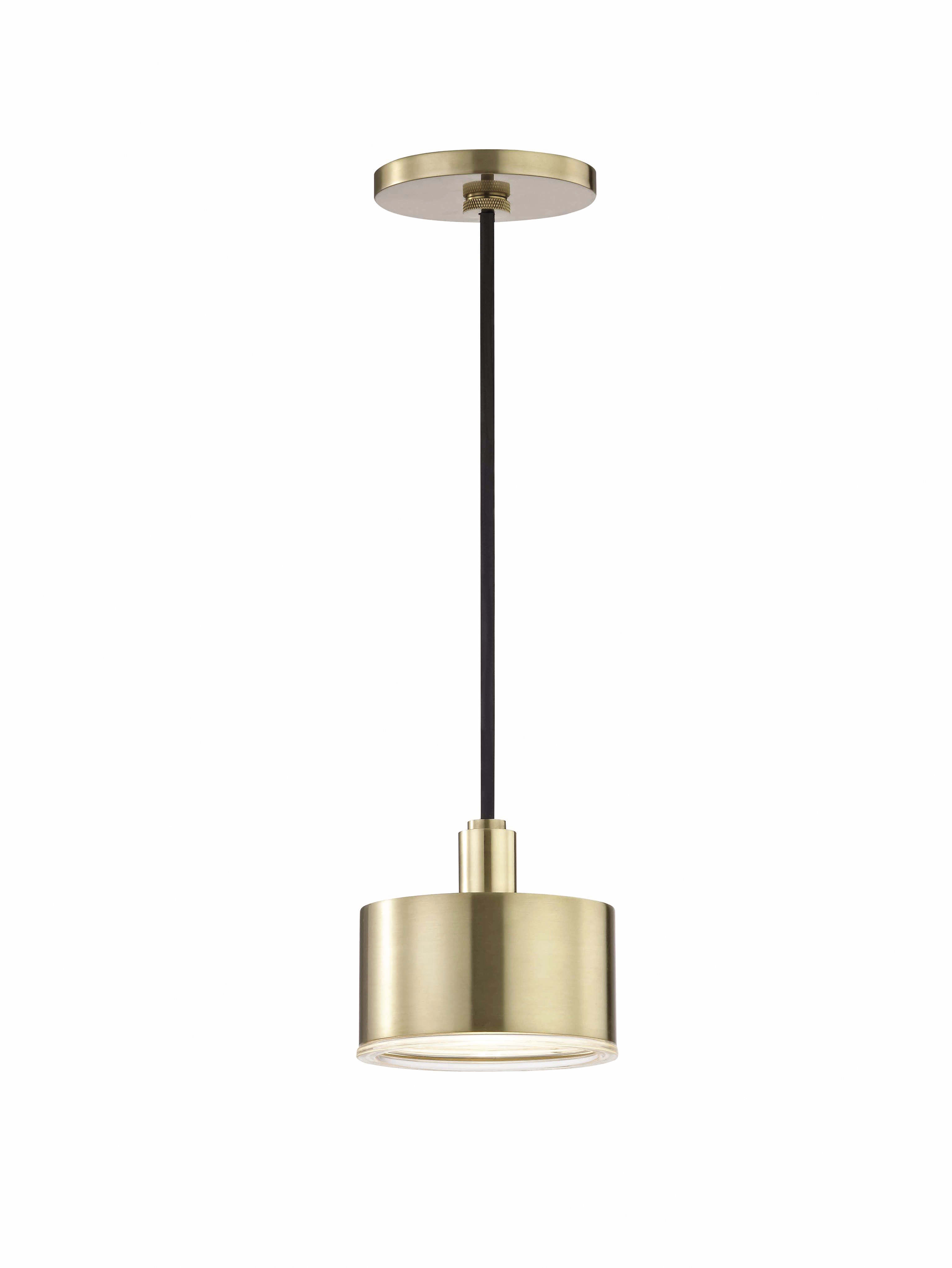 Mitzi Nora 5 1/4 Wide Polished Nickel LED Mini Pendant-