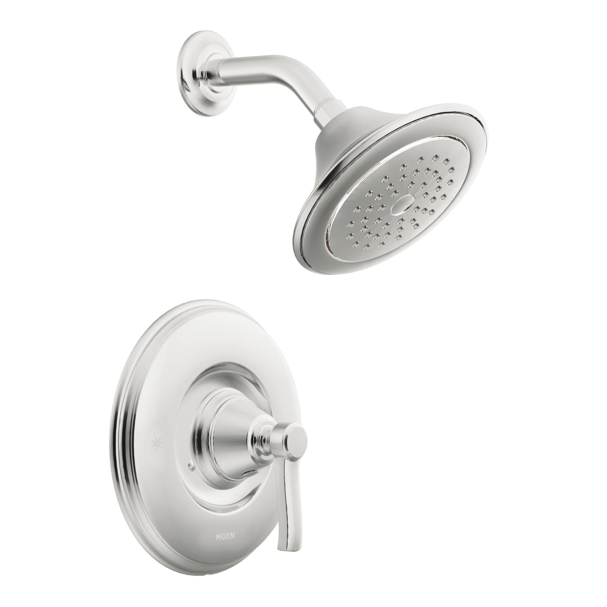 Moen 2025bn Brushed Nickel Pressure Balanced Shower System With Moen 2025bn Brushed Nickel Pressure Balanced Shower System With Head Diverter And Hand From The Rothbury Collection Valves Included