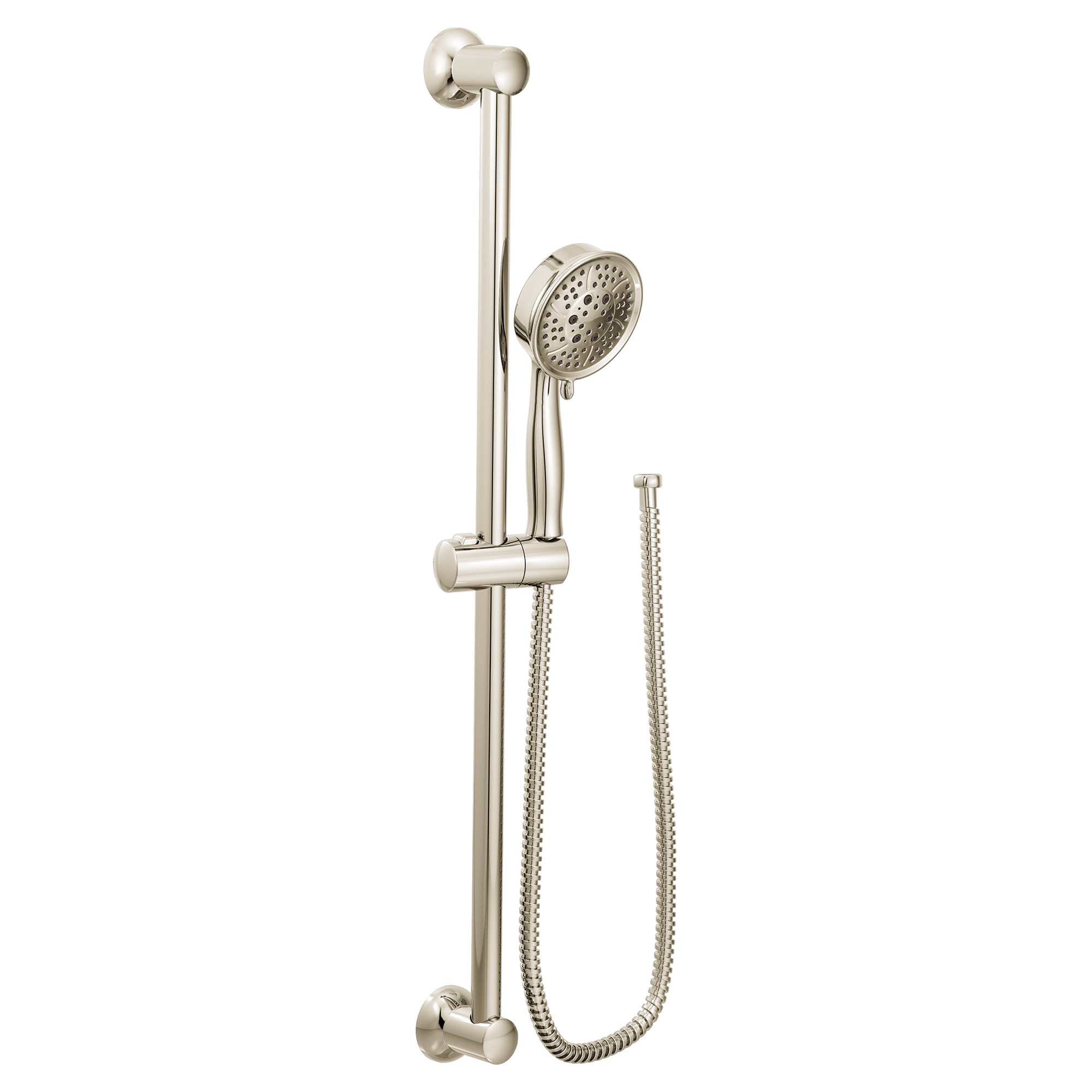 Moen 3667epnl Polished Nickel Multi Function Hand Shower Package With Hose And Slide Bar Included Faucet Com