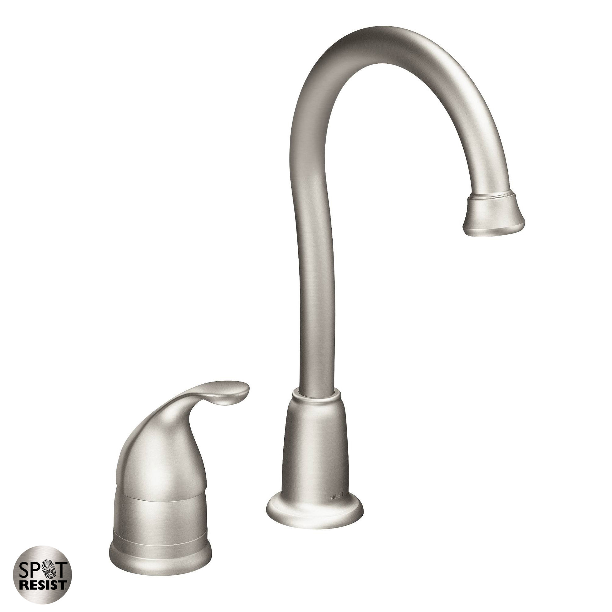 Moen 4905srs Spot Resist Stainless Camerist Single Handle Bar