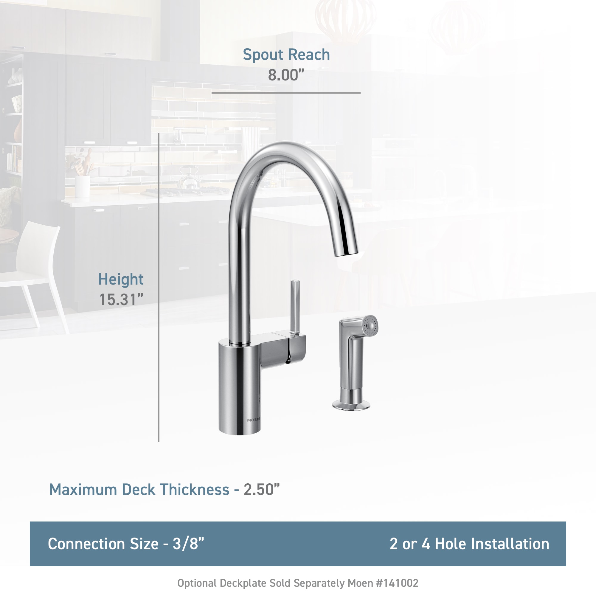 How To Install Kitchen Faucet With Side Sprayer Peatix