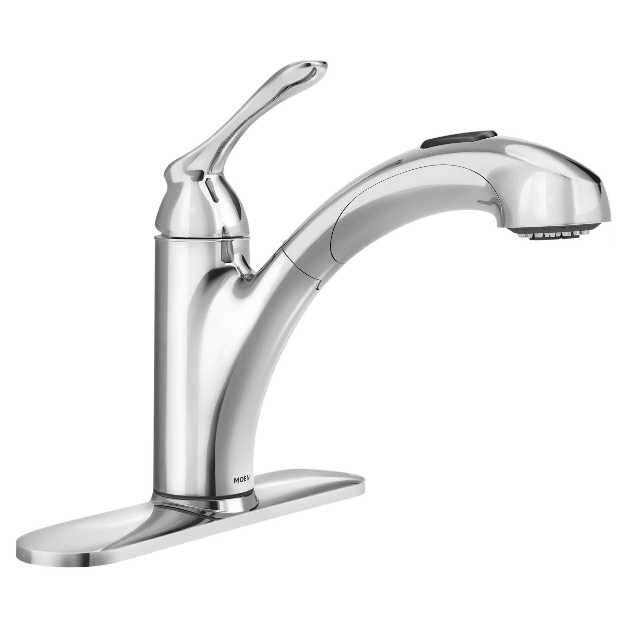 Moen 87017 Chrome Pullout Spray Kitchen Faucet From The Banbury Moen 87017 Chrome Pullout Spray Kitchen Faucet From The Banbury Collection Com