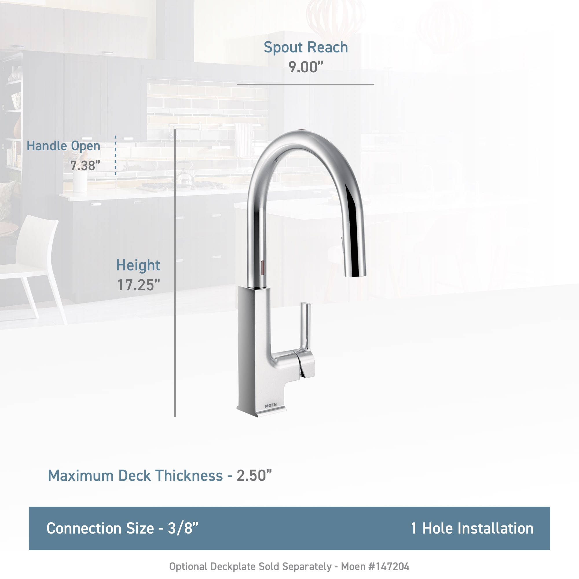 Moen S72308esrs Spot Resist Stainless Sto Metal Touchless Conceald Moen S72308esrs Spot Resist Stainless Sto Metal Touchless Conceald Pulldown Spray High Arc Kitchen Faucet With Swivel Spout Motionsense