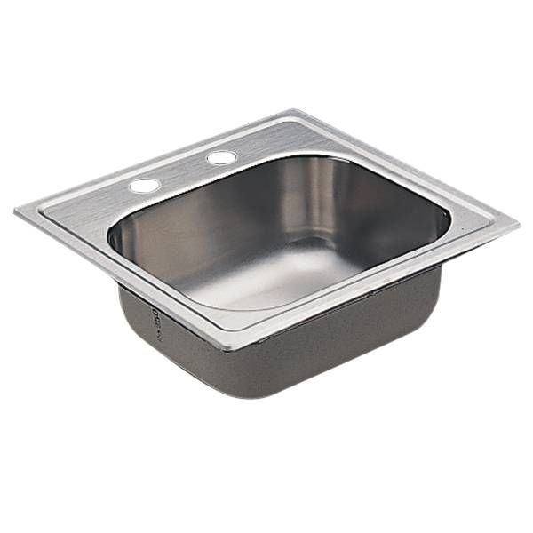 Details about   Moen KG2045522 Single Basin Drop-In Stainless Steel Kitchen Sink 