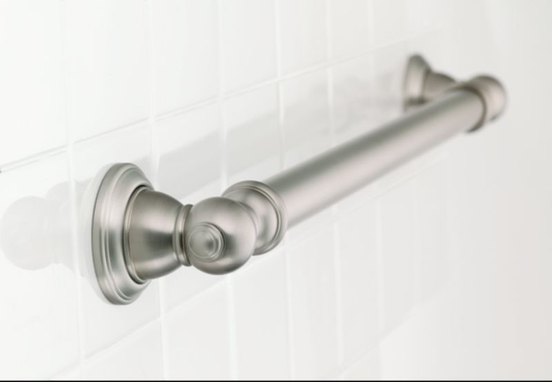 Moen YG5436BN Brushed Nickel 36 x 1 1 4 Grab Bar from the Kingsley Collection Faucet