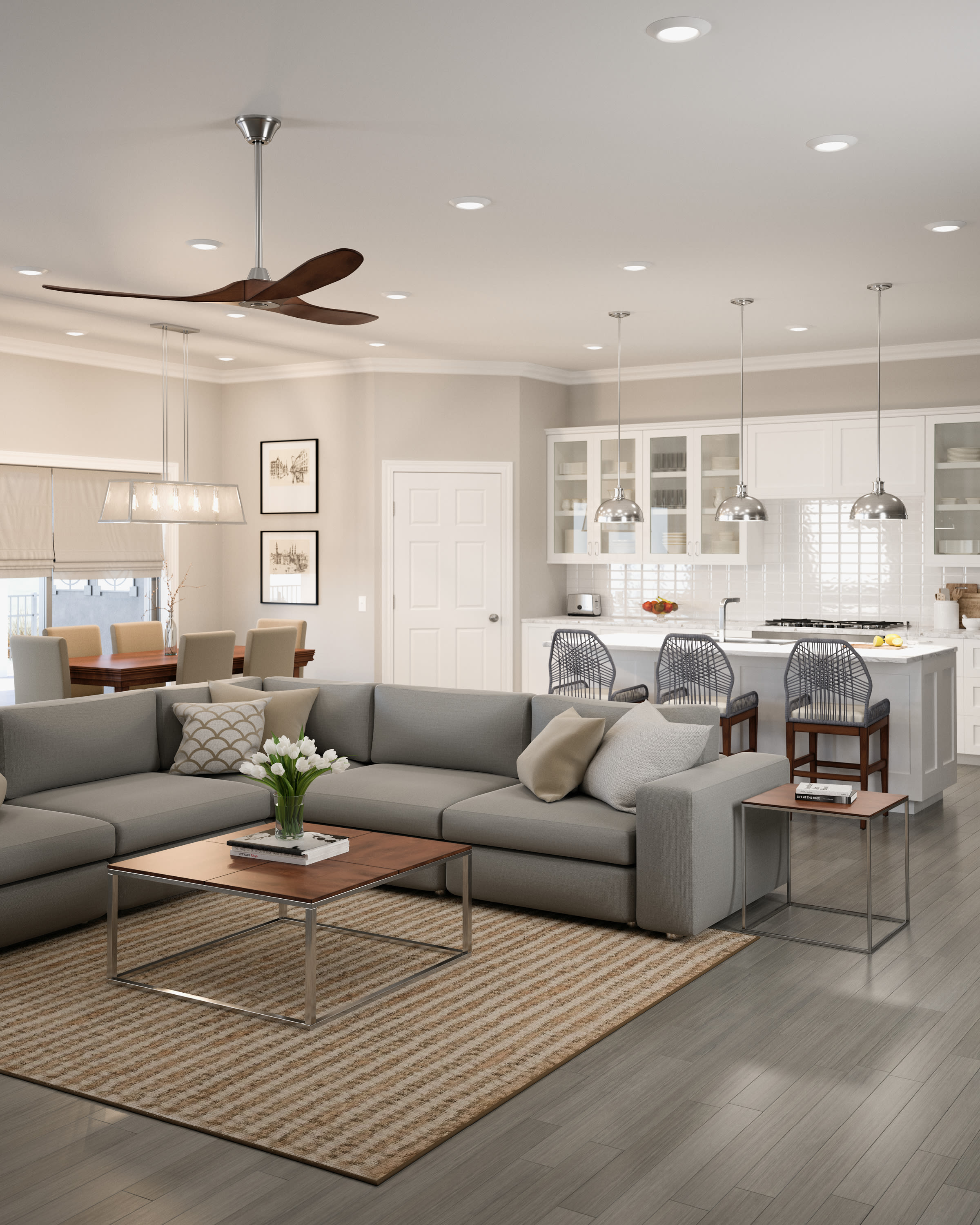 Blade Ceiling Fan with Fan Blades 
