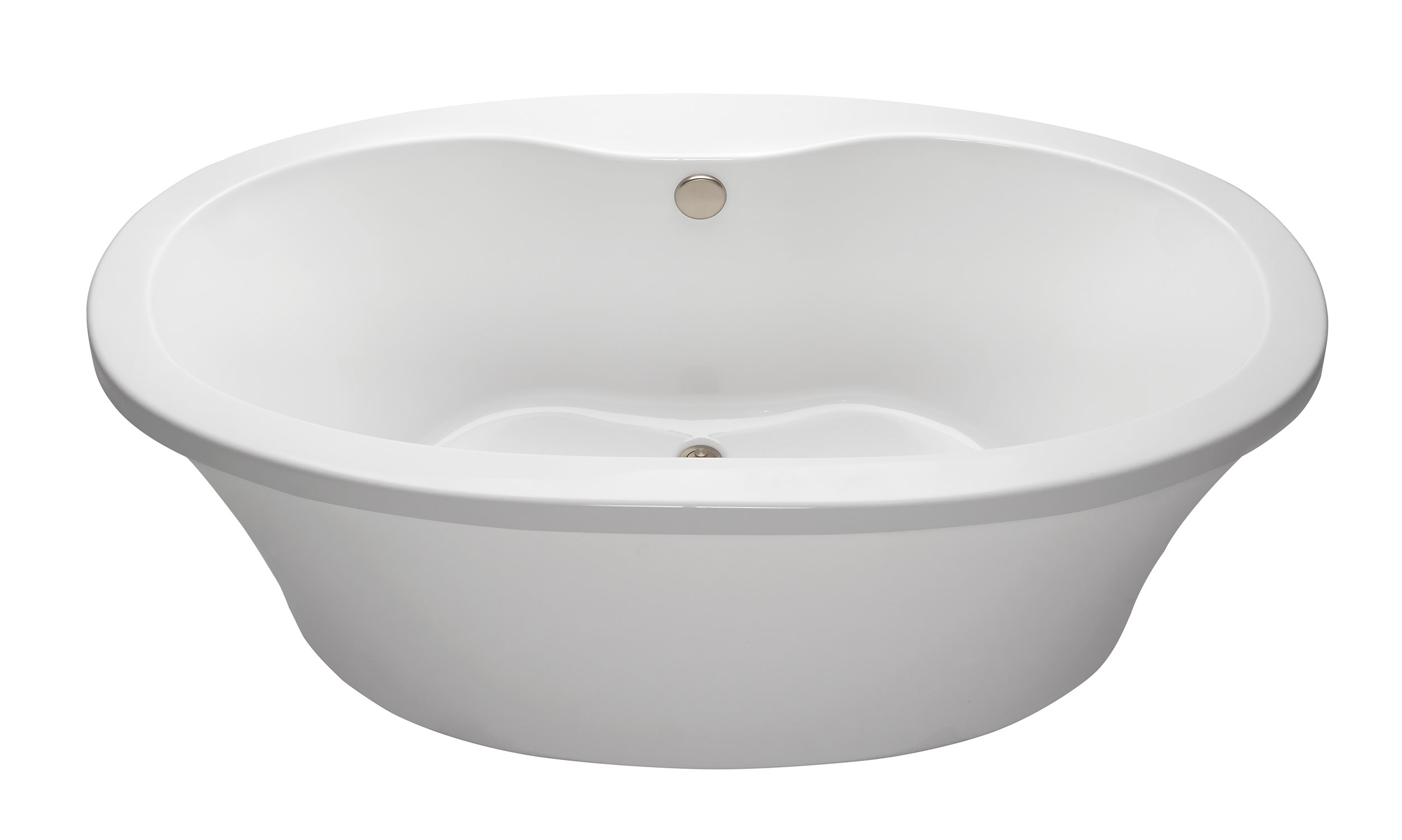 みやです♩ MAAX Delsia 36-in x 66-in Black Acrylic Oval Freestanding