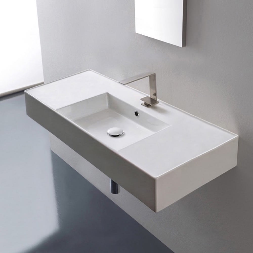 Nameeks Scarabeo 5124-One Hole White Scarabeo Teorema 2.0 40